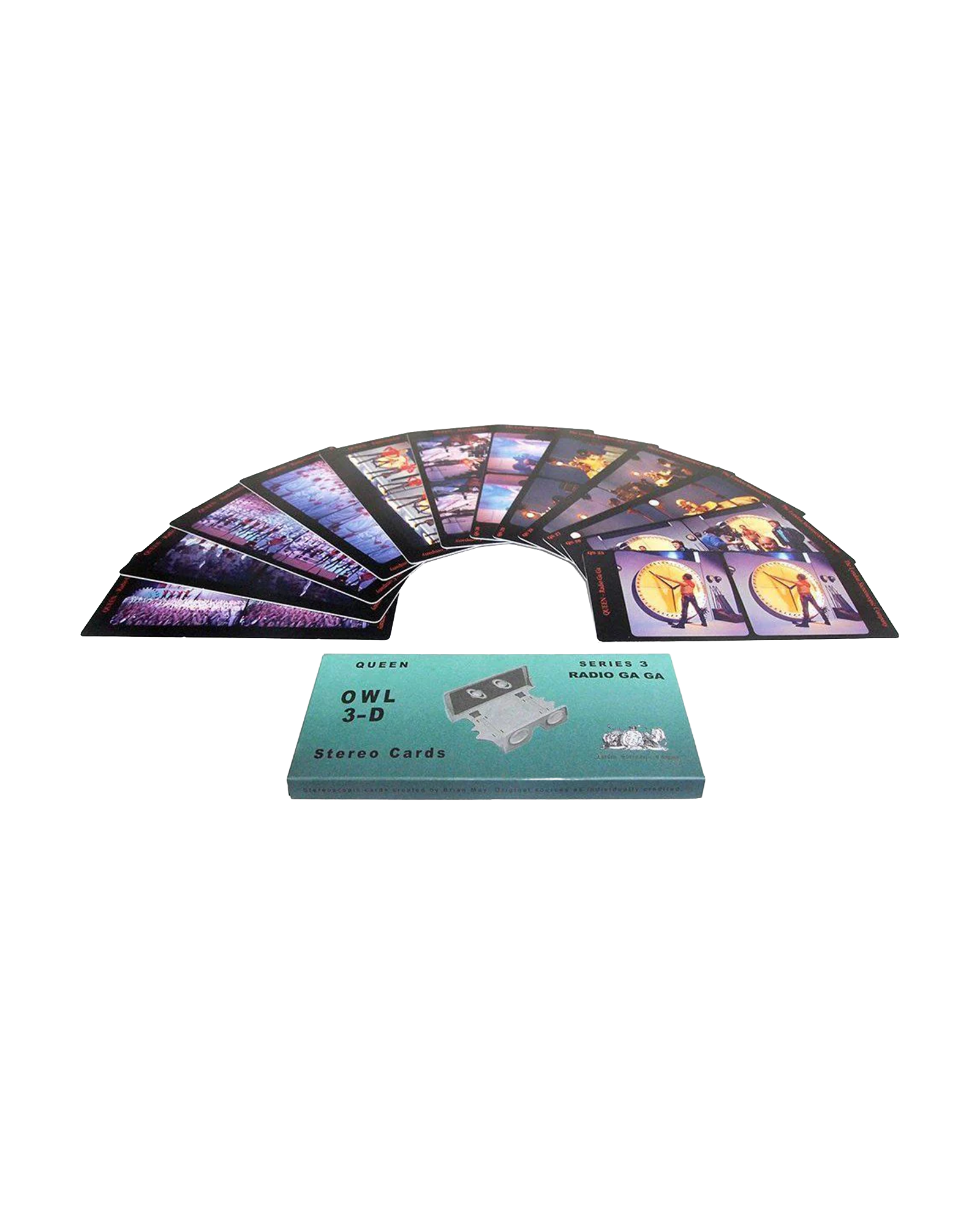 Queen Series 3 | Set of 12 Stereo Cards