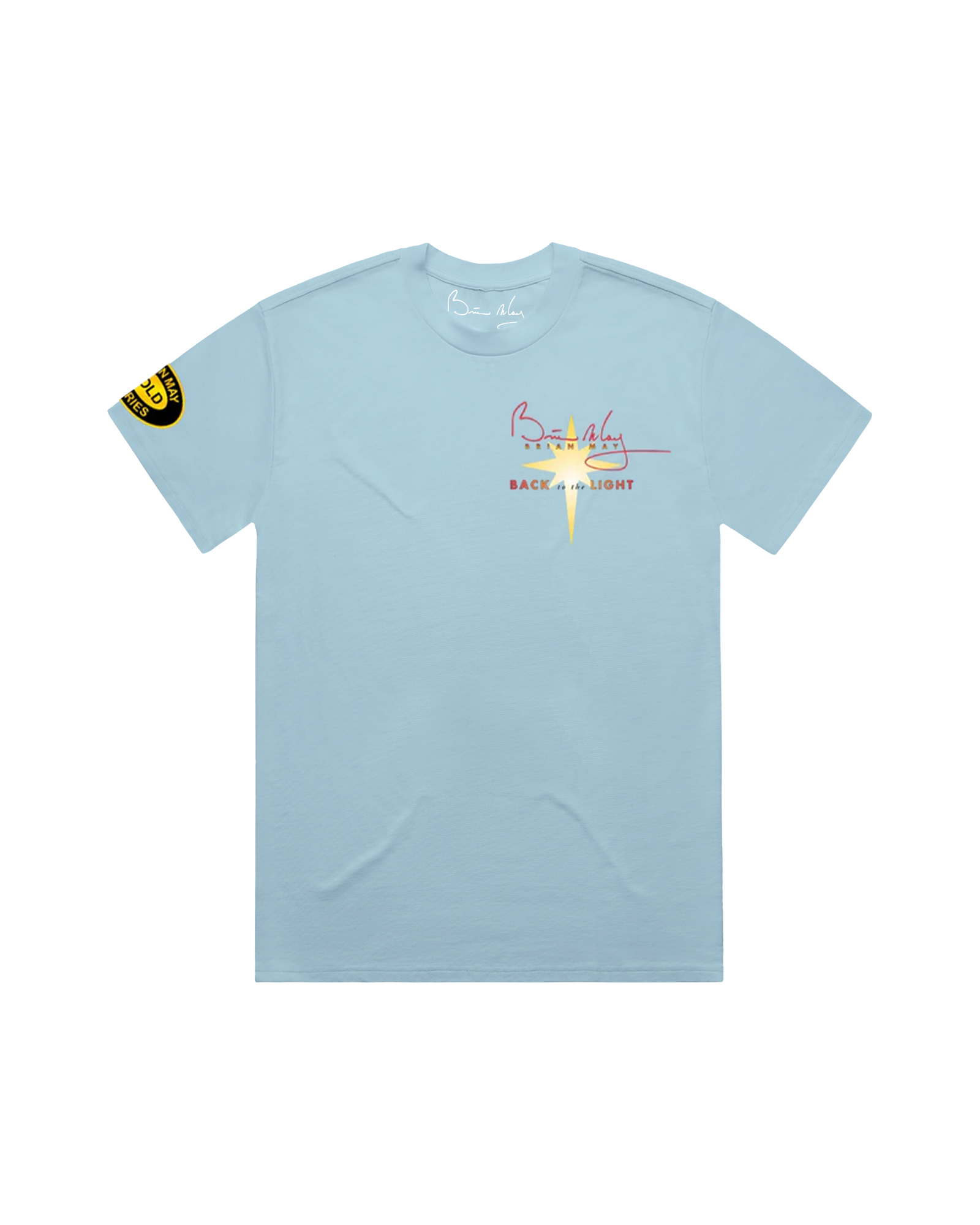 Back To The Light Front and Back Print Sky Blue | T-Shirt