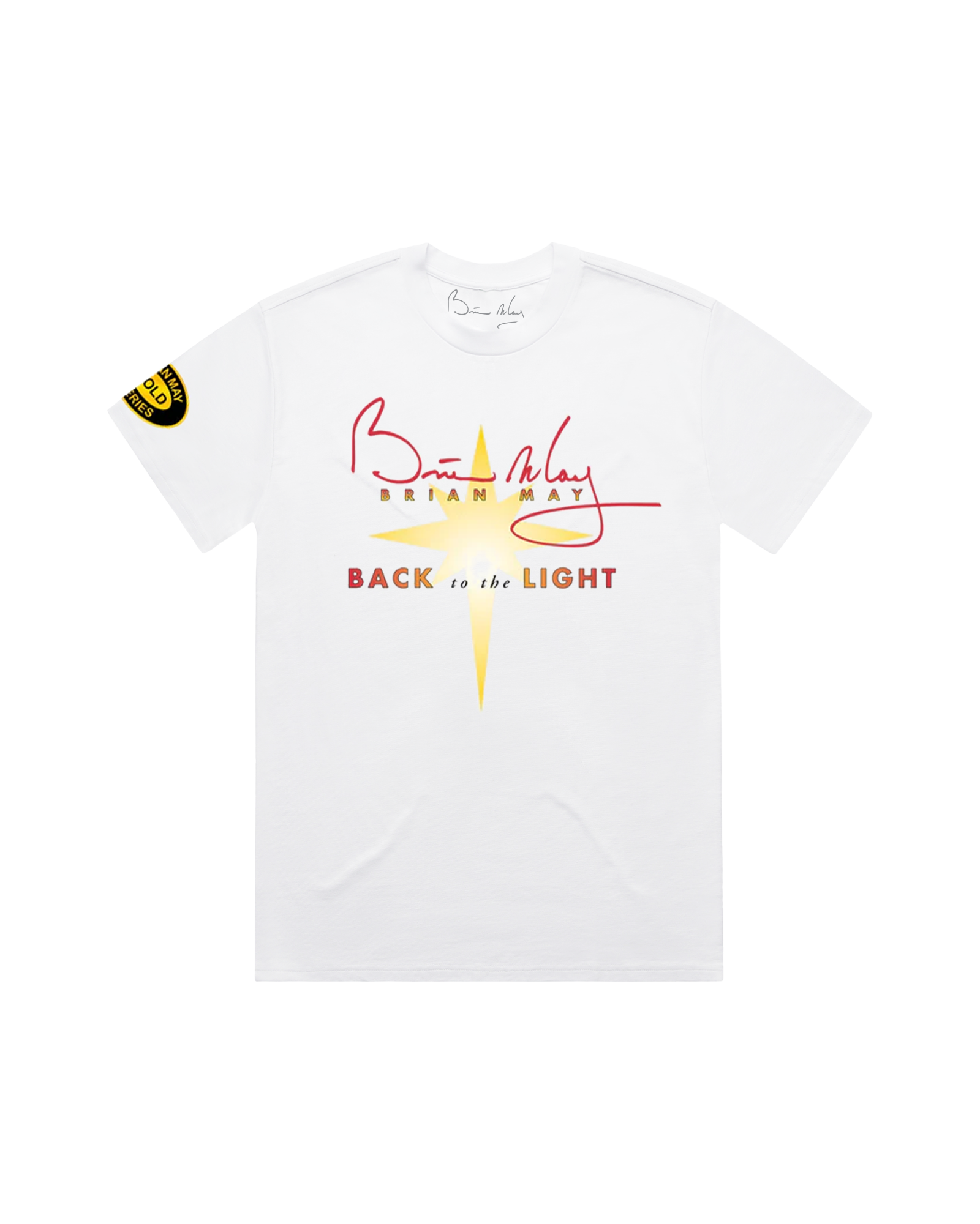 Back To The Light Front Print White | T-Shirt