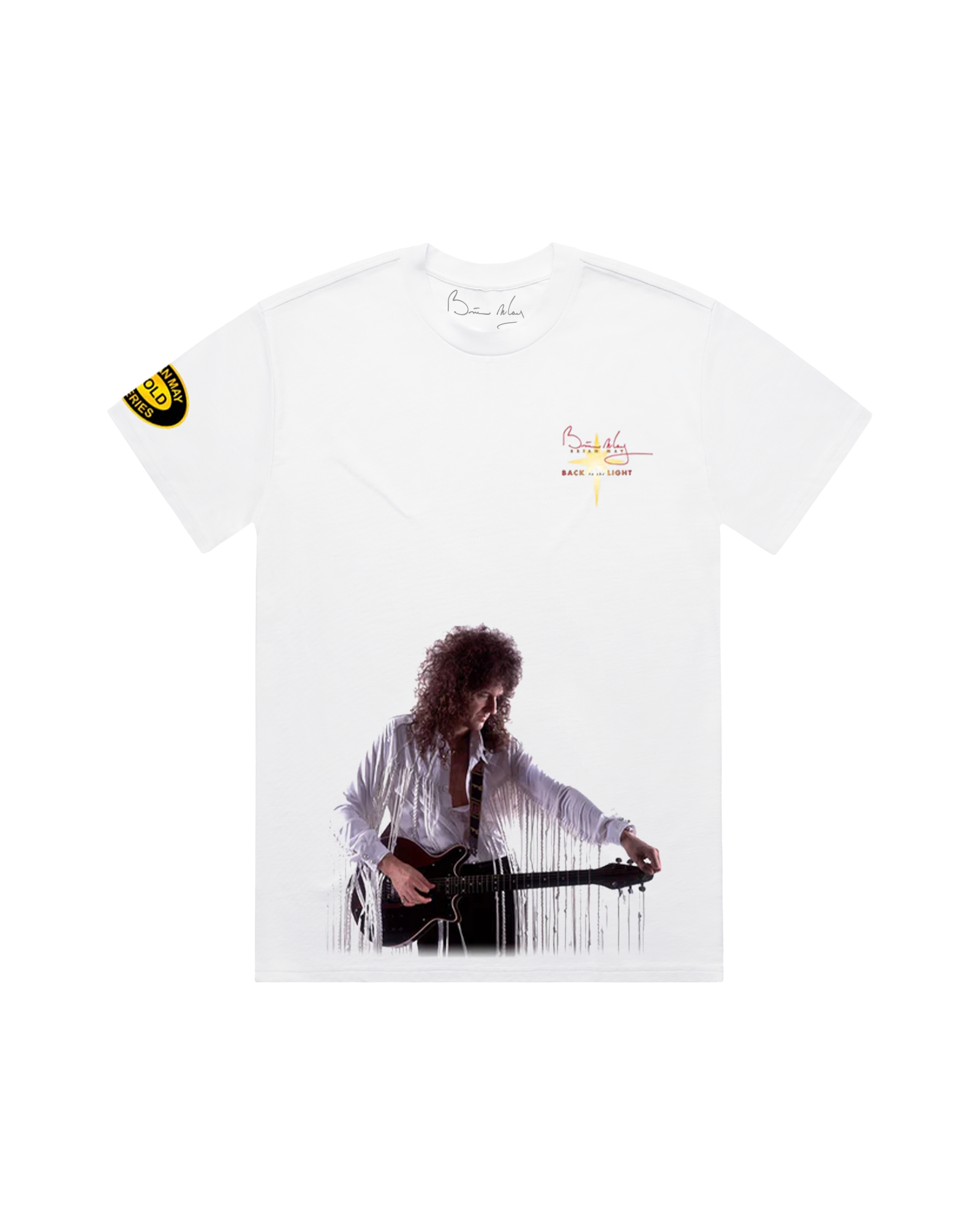 Back To The Light Front / Back Print White | T-Shirt