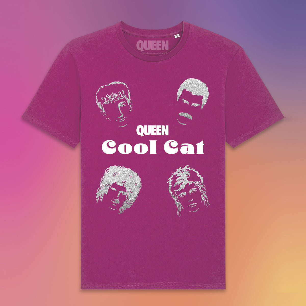 Cool Cat T Shirt Queen