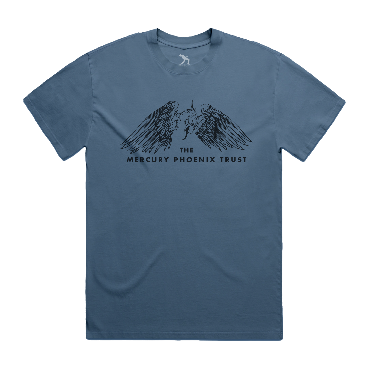 Mercury Phoenix Trust | Logo Vintage Blue T-Shirt