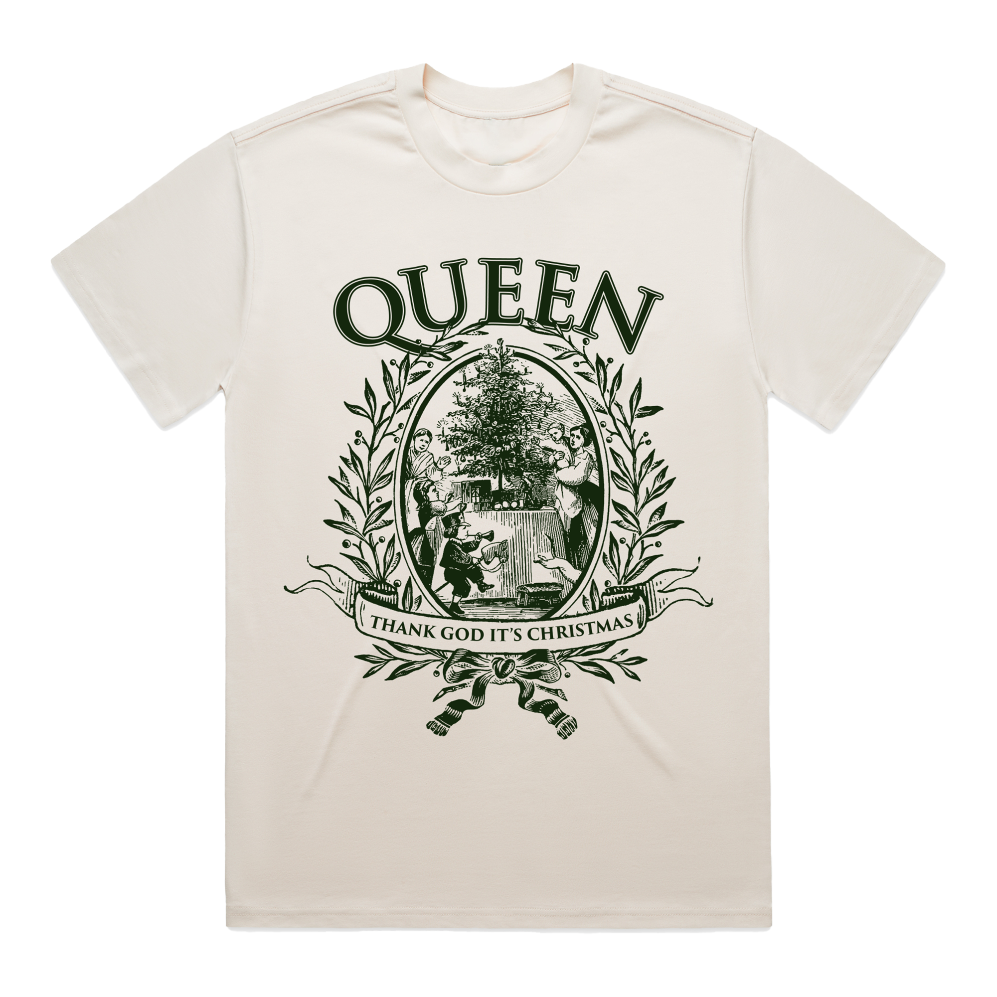 Thank God It's Christmas Natural T-Shirt