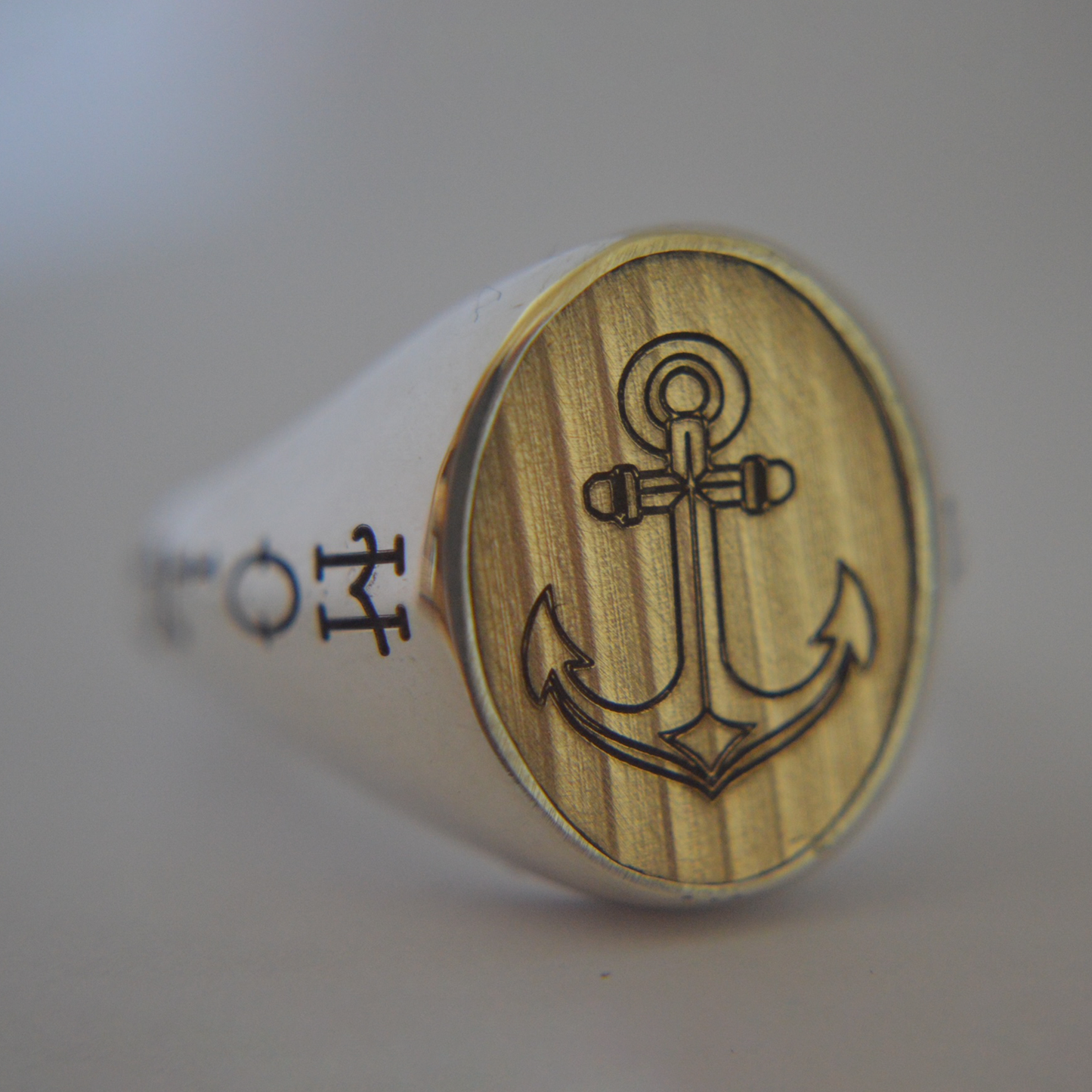 Hold Fast Large Signet Ring
