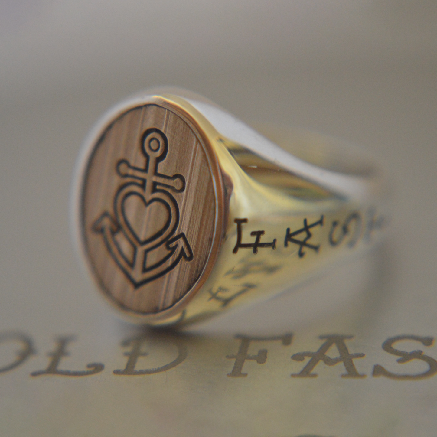 Hold Fast Small Signet Ring