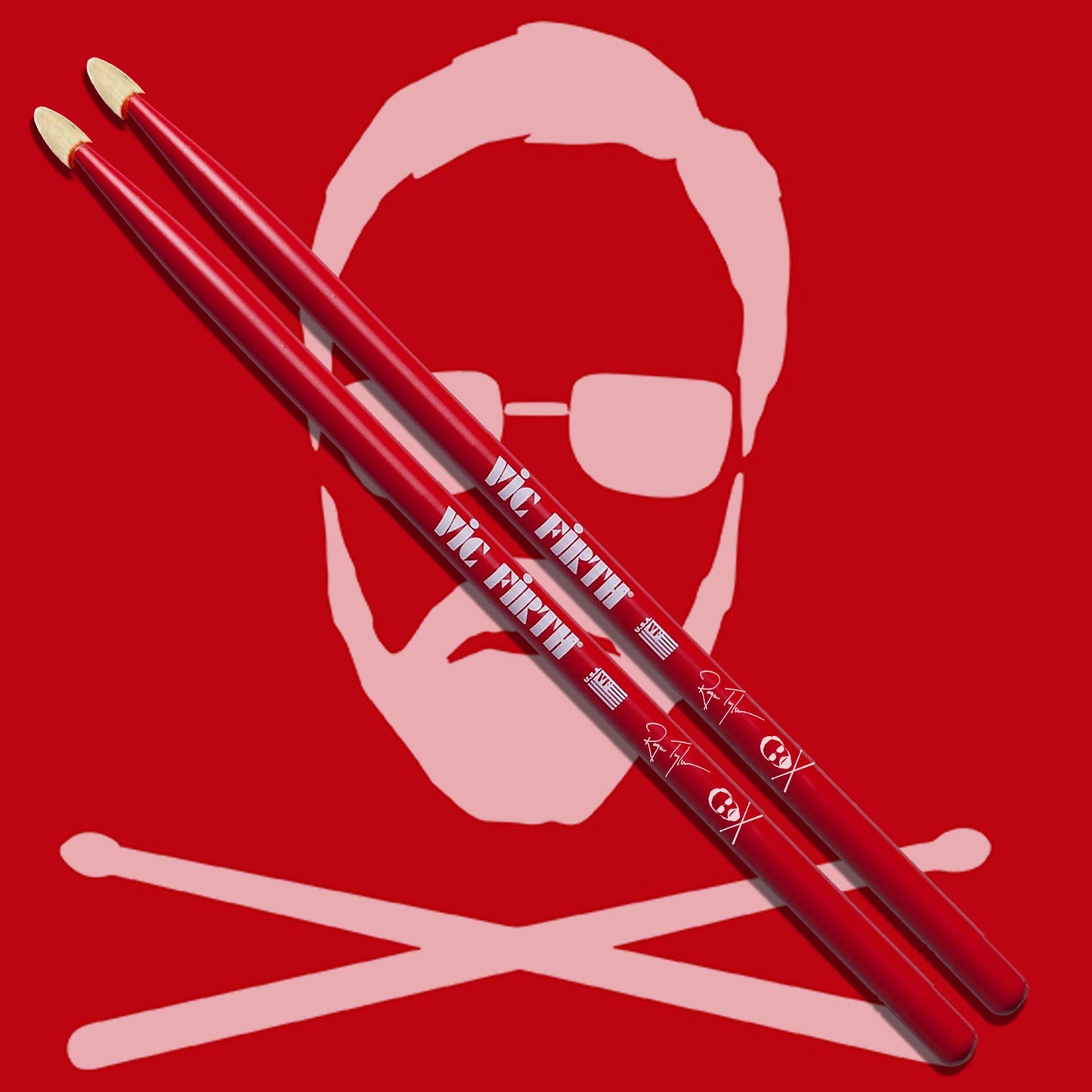 Roger Taylor - Official Roger Taylor 'Taylored' Vic FIrth Drumsticks