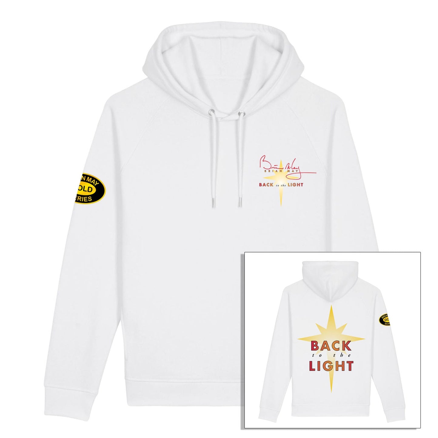 Brian May - Back To The Light Hoodie White