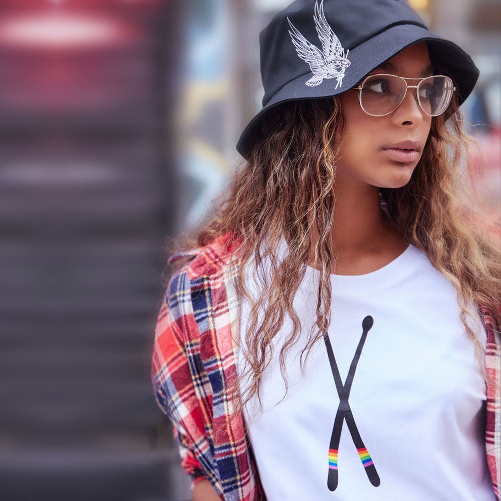 Roger Taylor - 'Taylored' Rainbow Sticks White