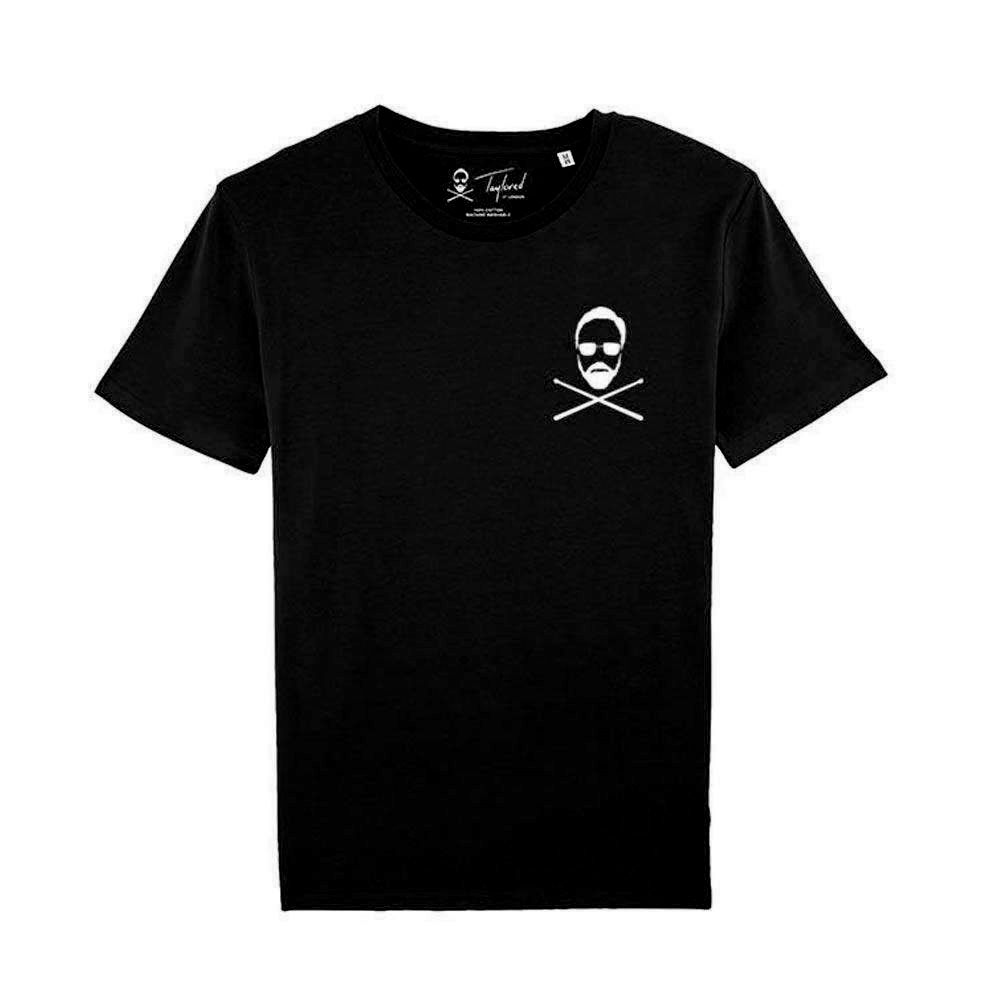 Roger Taylor - 'Taylored' Left Chest Print Black
