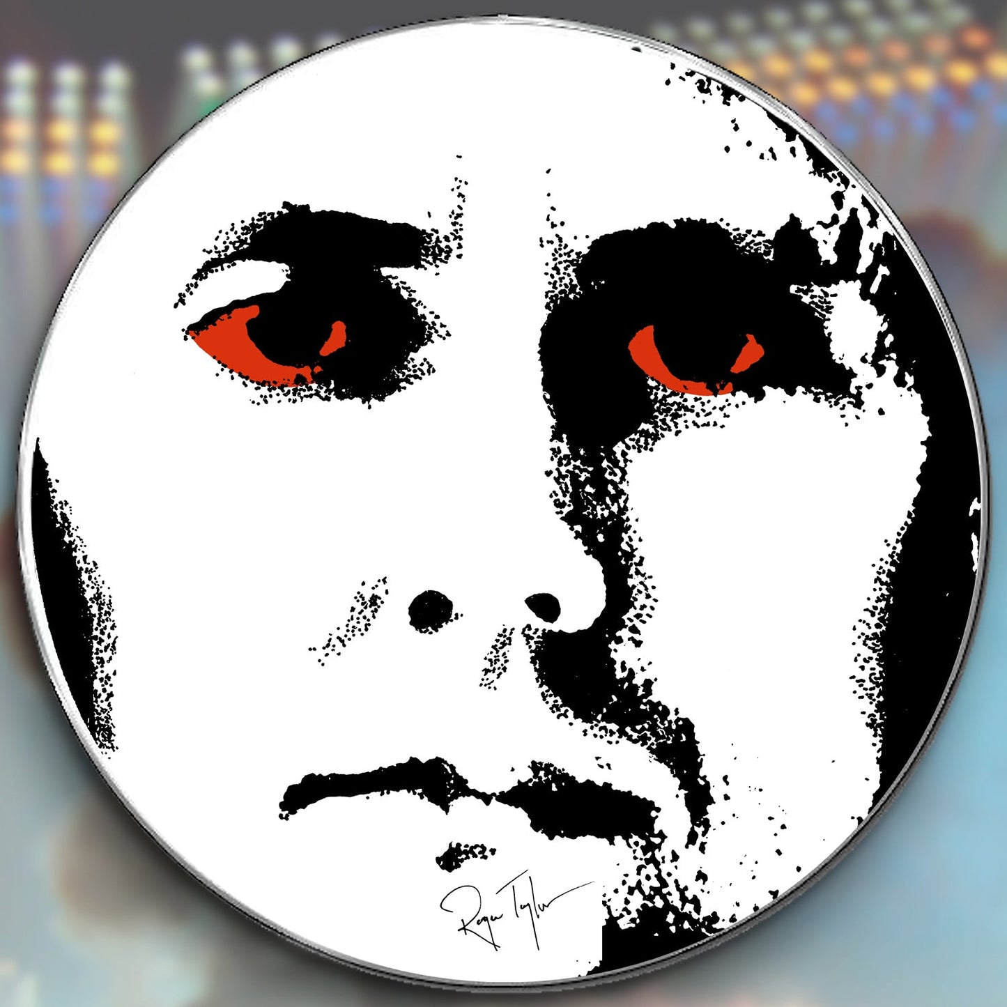 Roger Taylor - Roger Taylor 'Face' Drum Skin