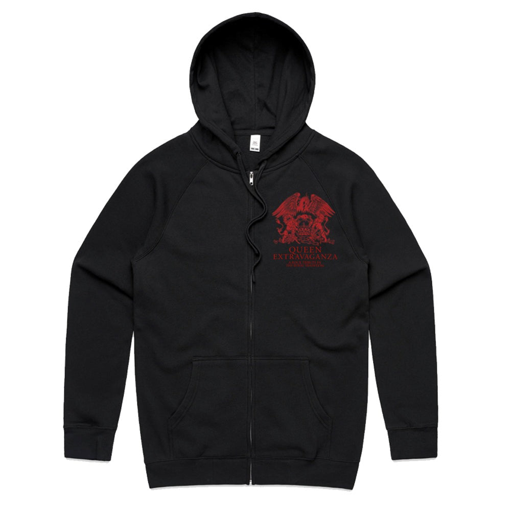 Queen Extravaganza Crest | Zip Tour Hoodie