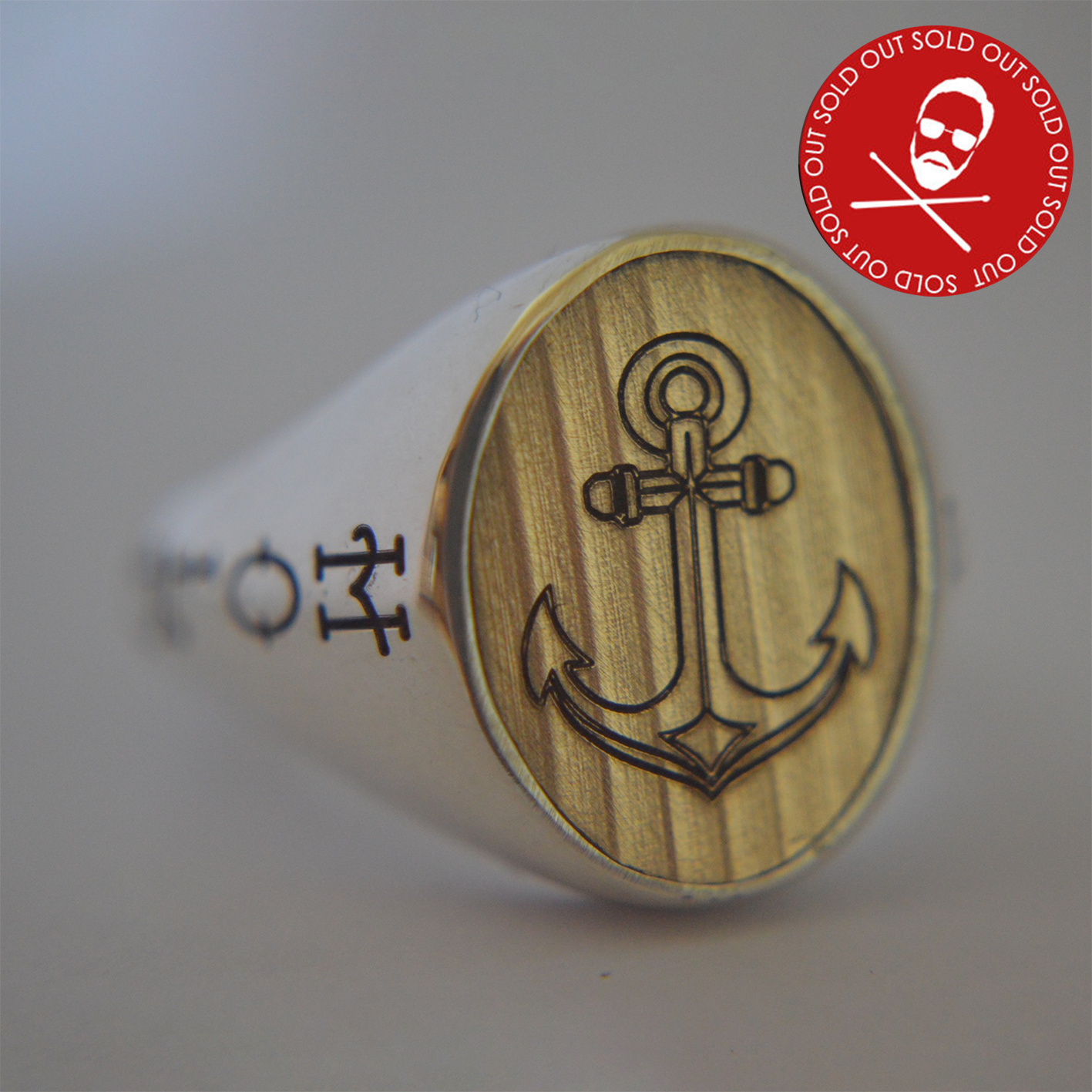 Hold Fast Large Signet Ring