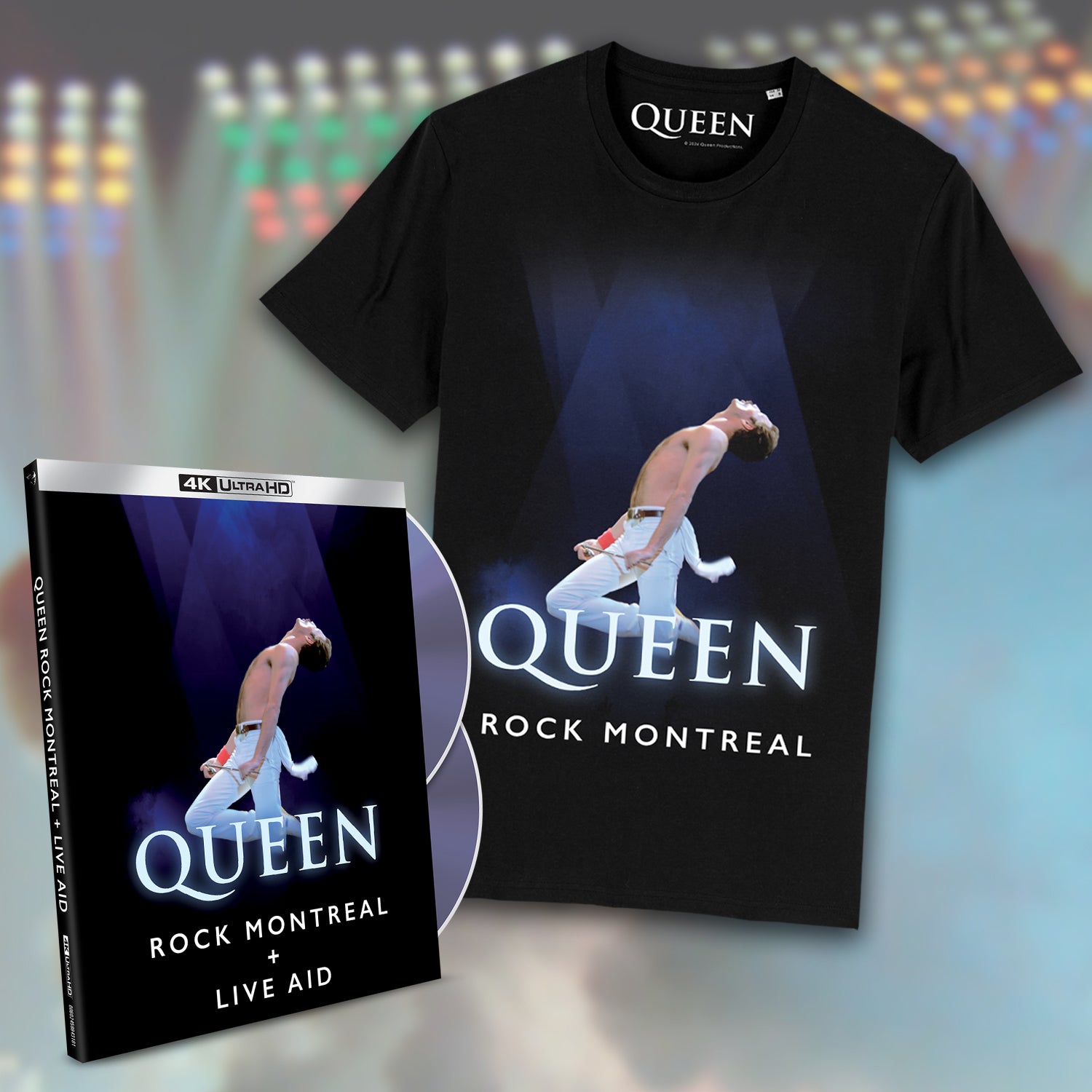 Rock Montreal 4K Ultra HD Edition & T-Shirt - Queen