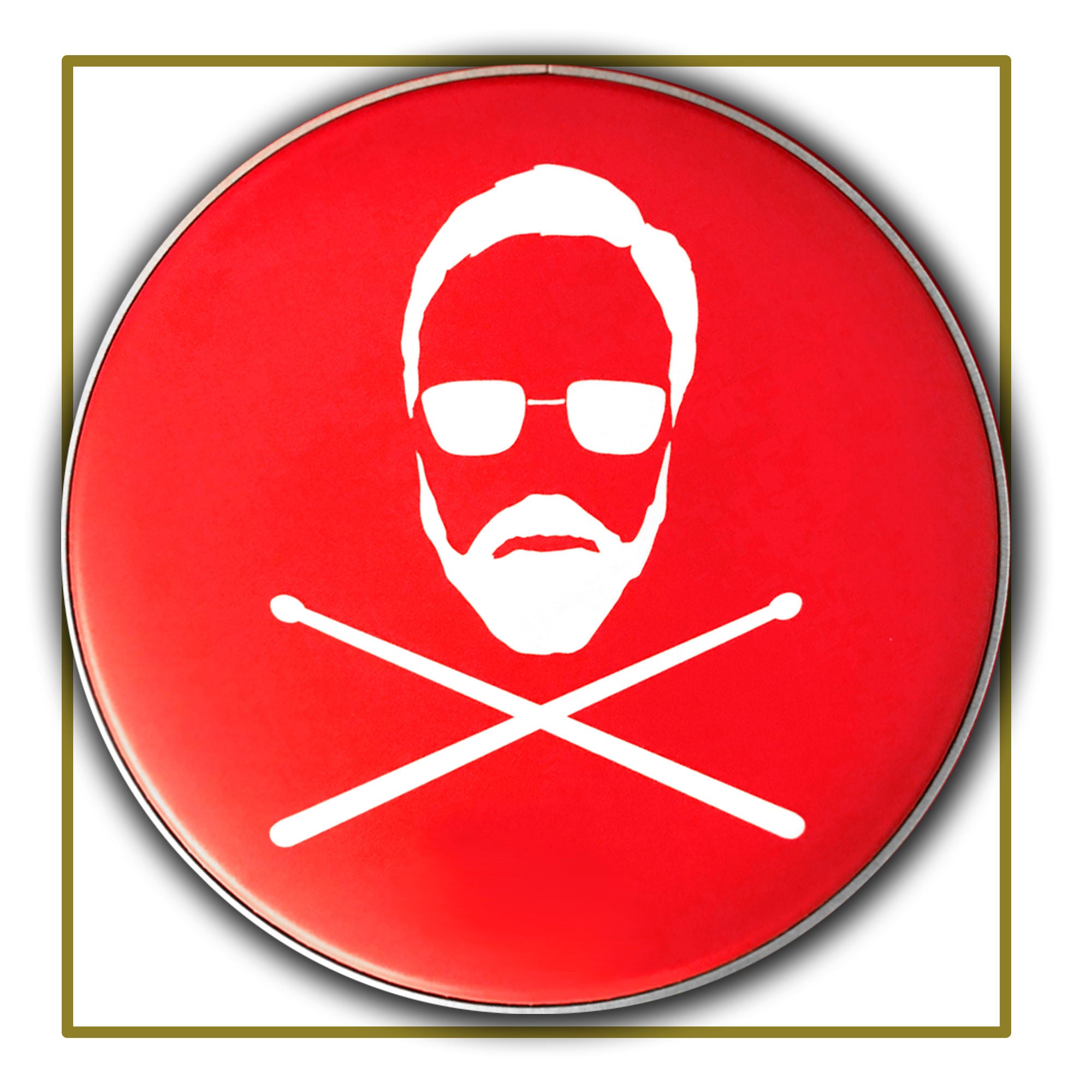 Roger Taylor - 'Jolly Roger' Replica Drum Skin