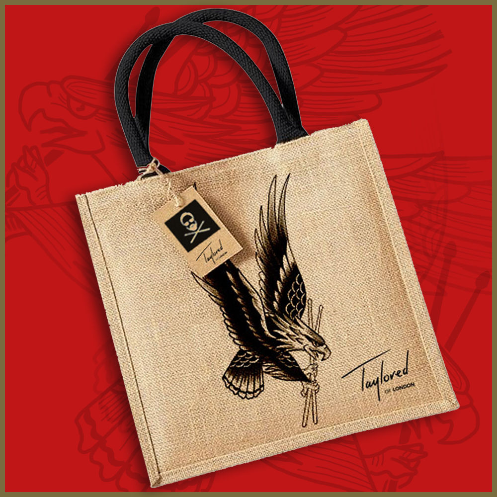 Roger Taylor - 'Taylored' Freedom Eagle Jute Bag