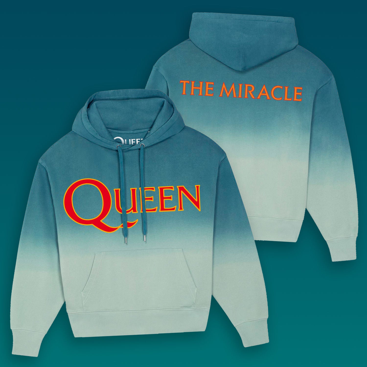 Queen - 'The Miracle' Dip Dye Hoodie