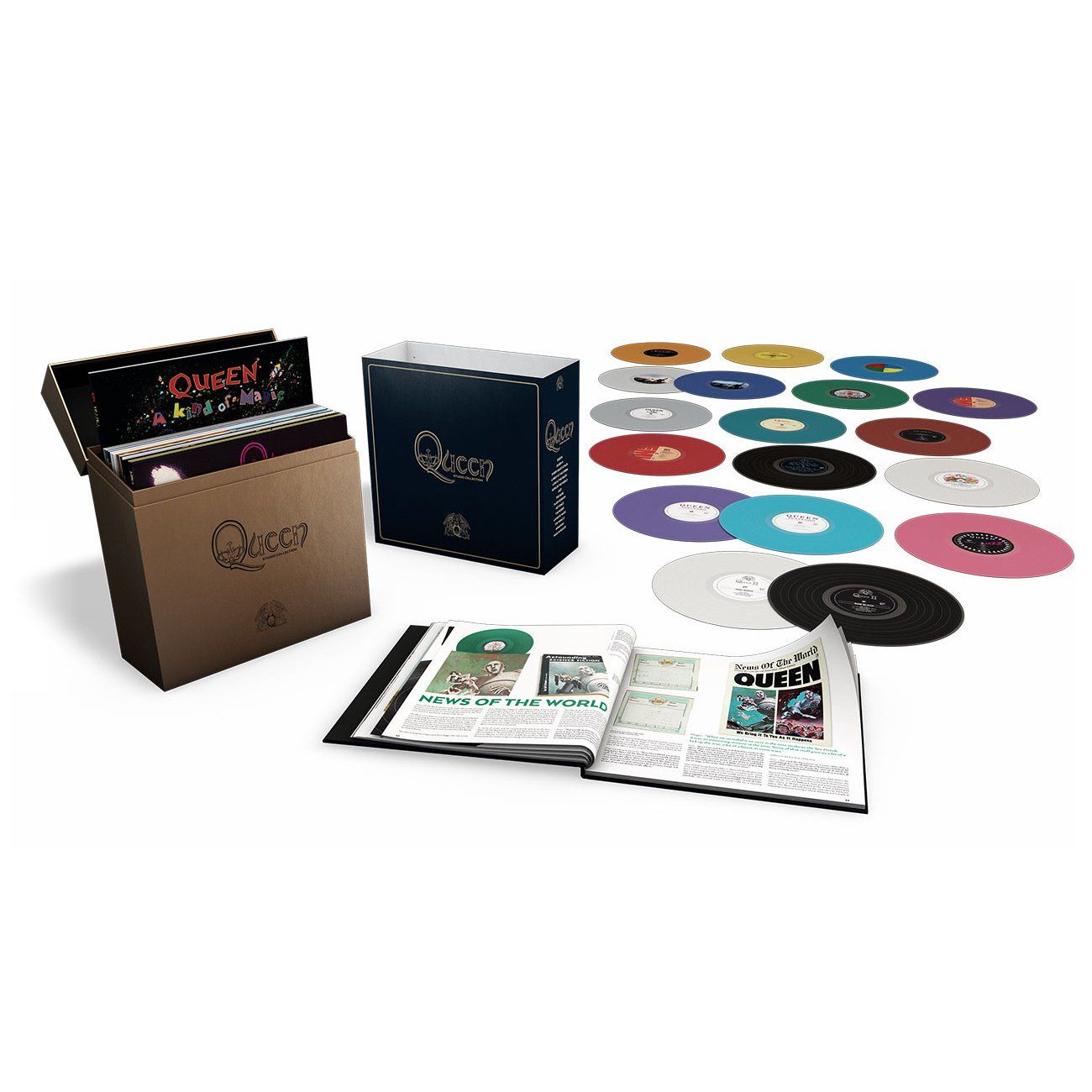 Box　Queen:　(Coloured　The　Studio　Collection　Vinyl　Set)　Queen