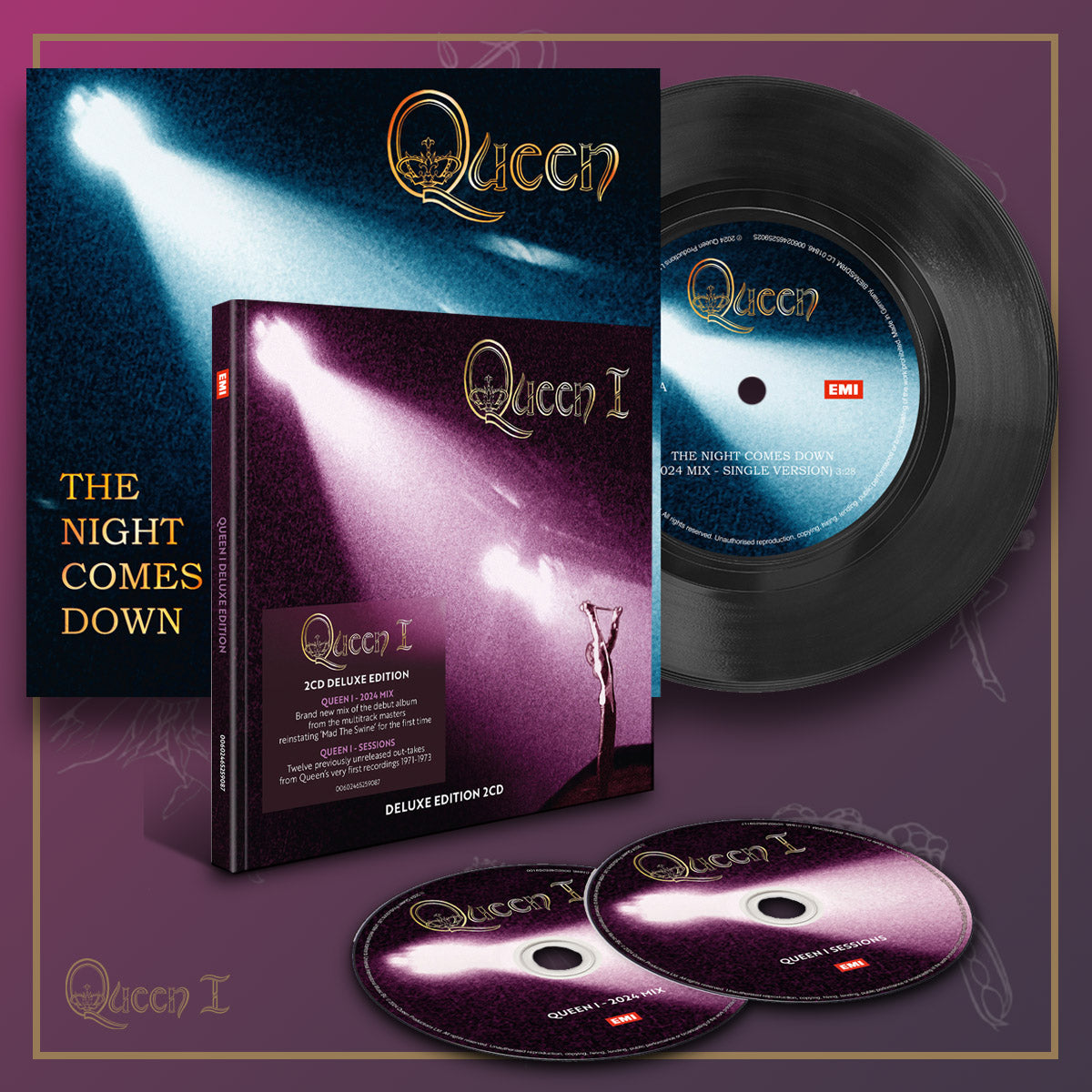 Queen 1 Deluxe 2CD & The Night Comes Down 7"