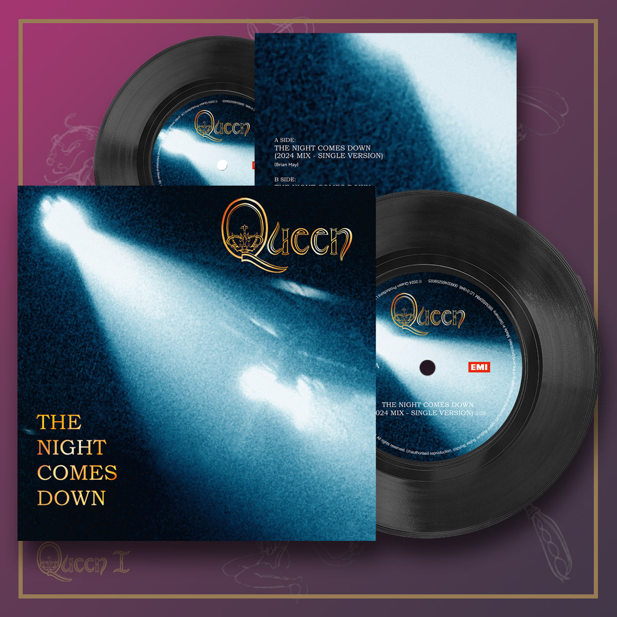 Queen - The Night Comes Down 7" Vinyl