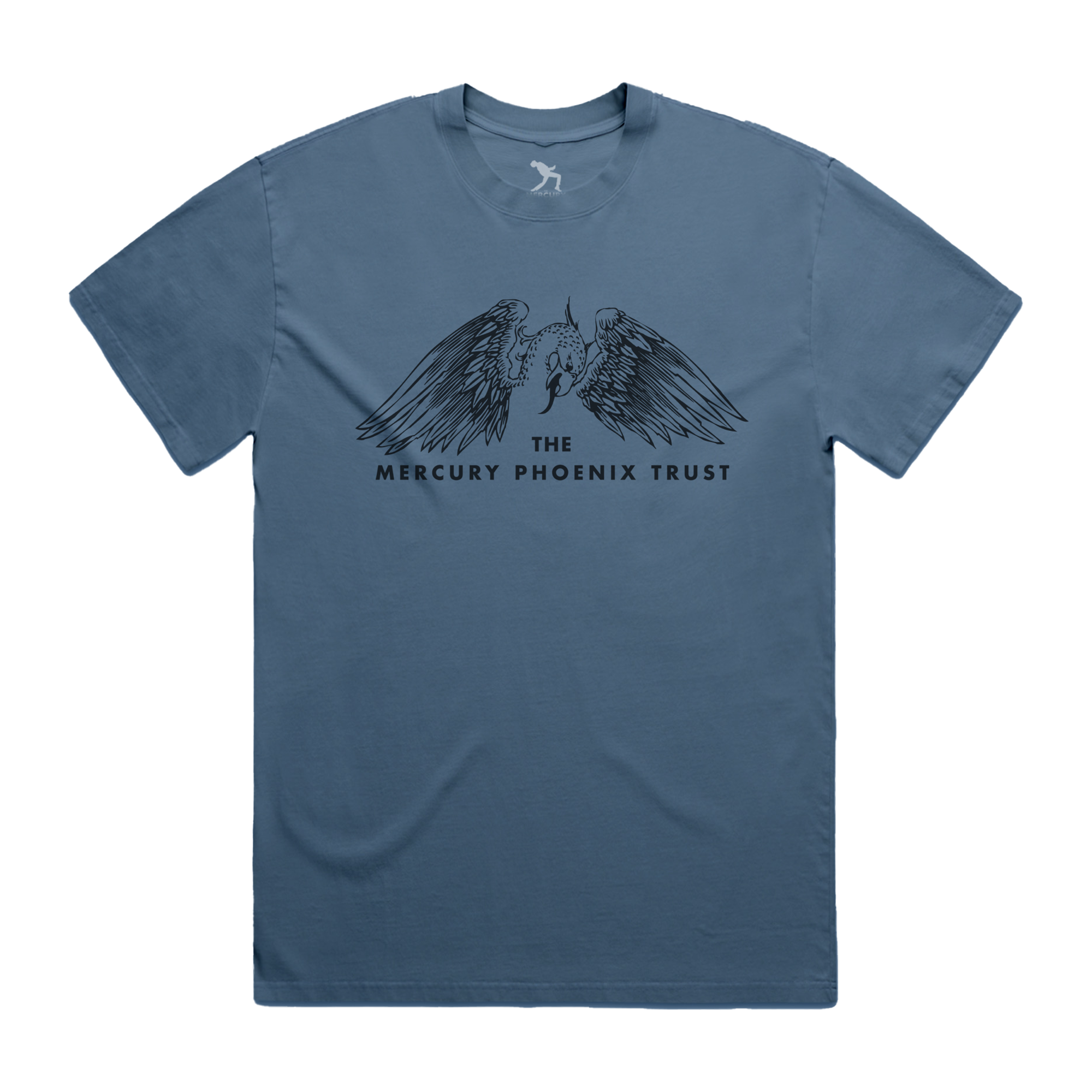 Mercury Phoenix Trust | Logo Vintage Blue T-Shirt