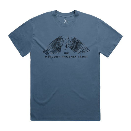 Mercury Phoenix Trust | Logo Vintage Blue T-Shirt