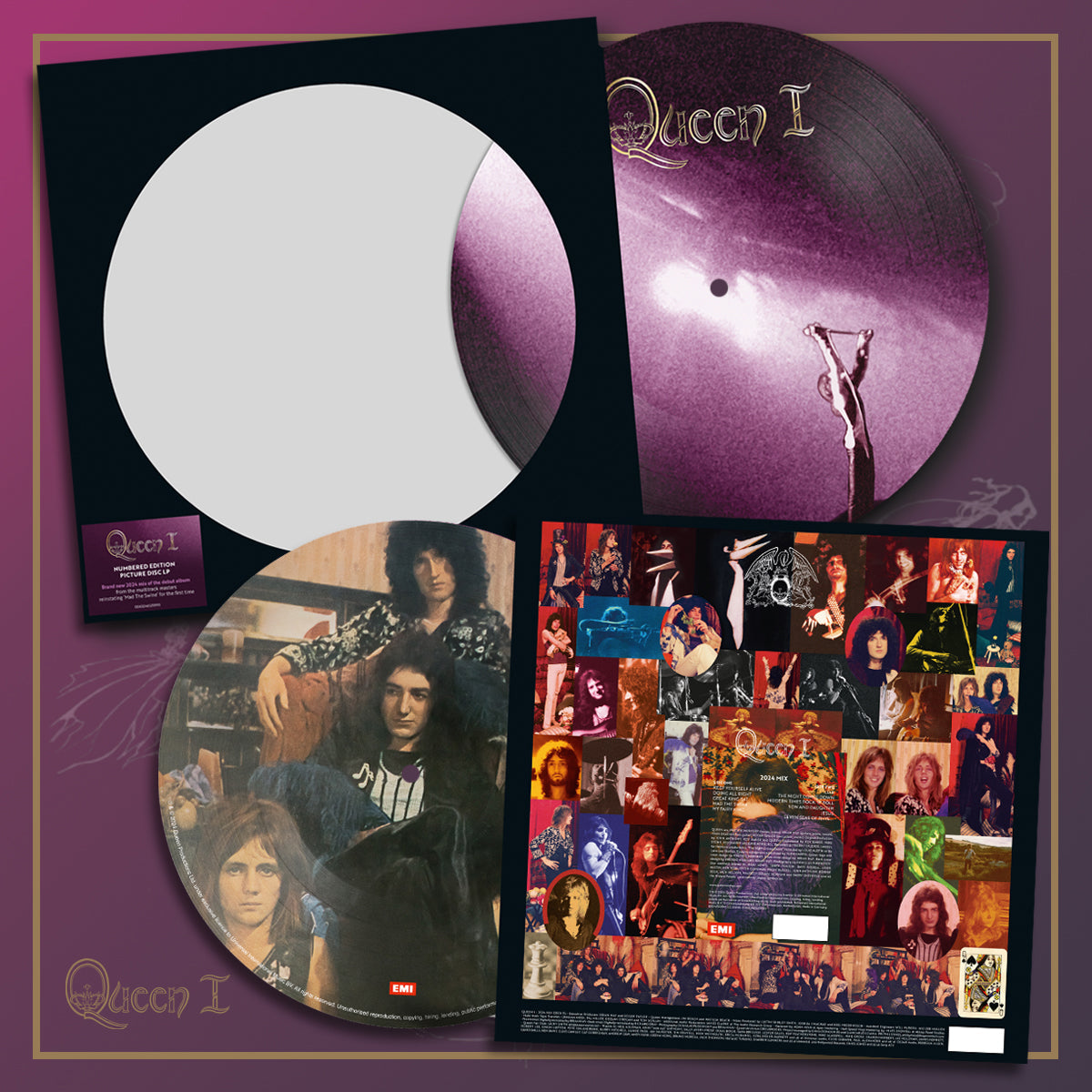 Queen 1 Boxset, Picture Disc, Cassette & 7" Bundle