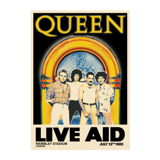 Queen at Live Aid | A2 Poster