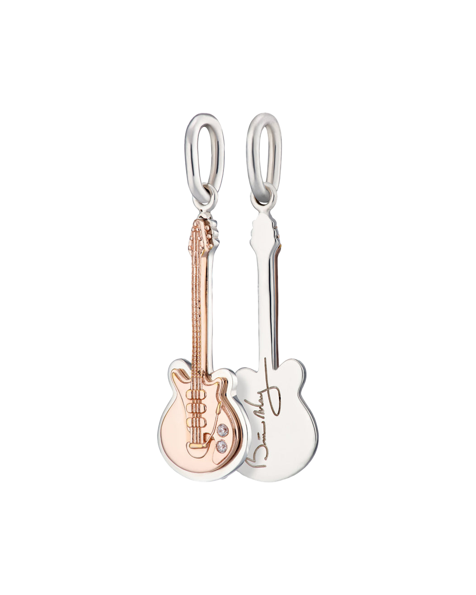 Brian May Guitar | Sterling Silver Charm