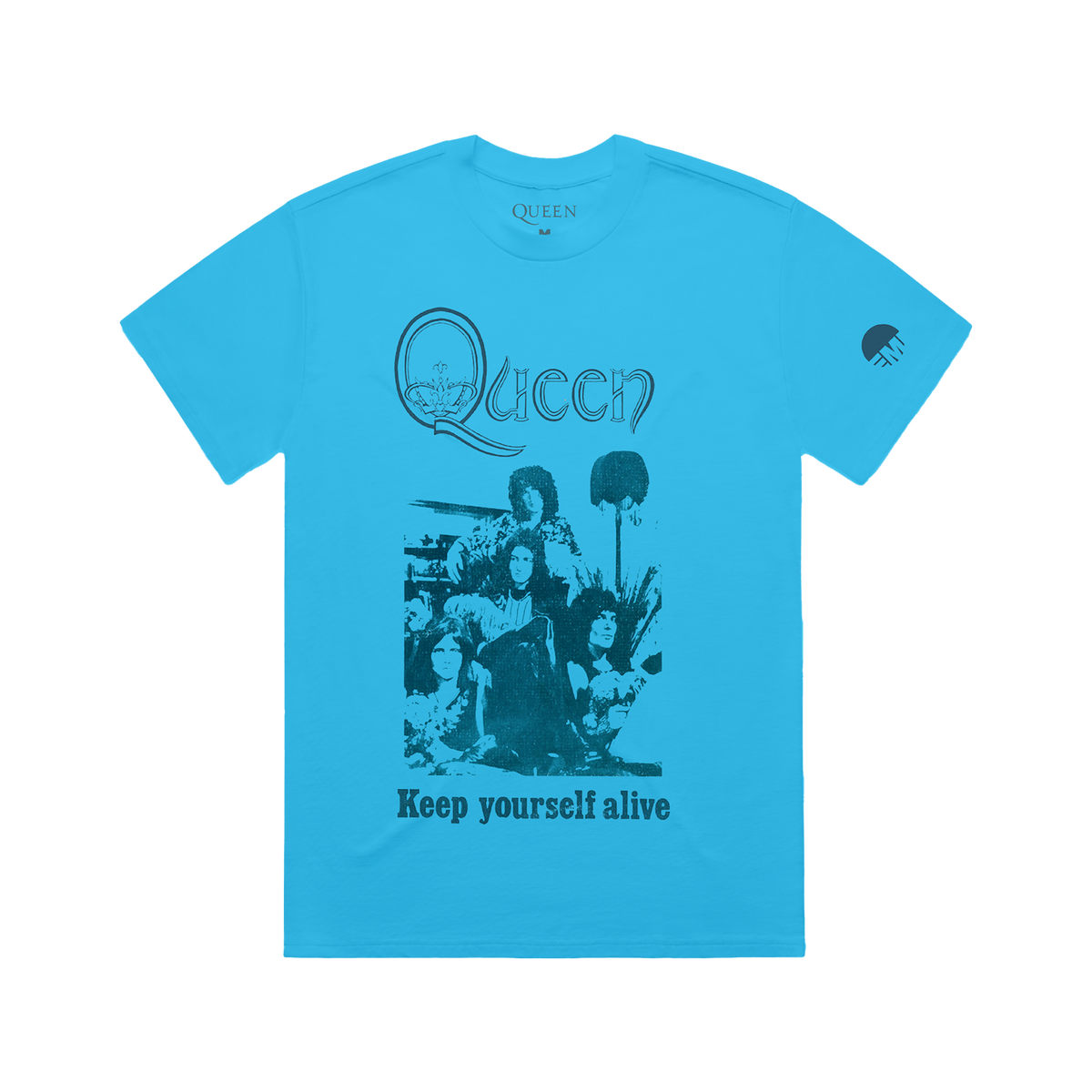 Keep Yourself Alive | Sapphire Blue T-Shirt