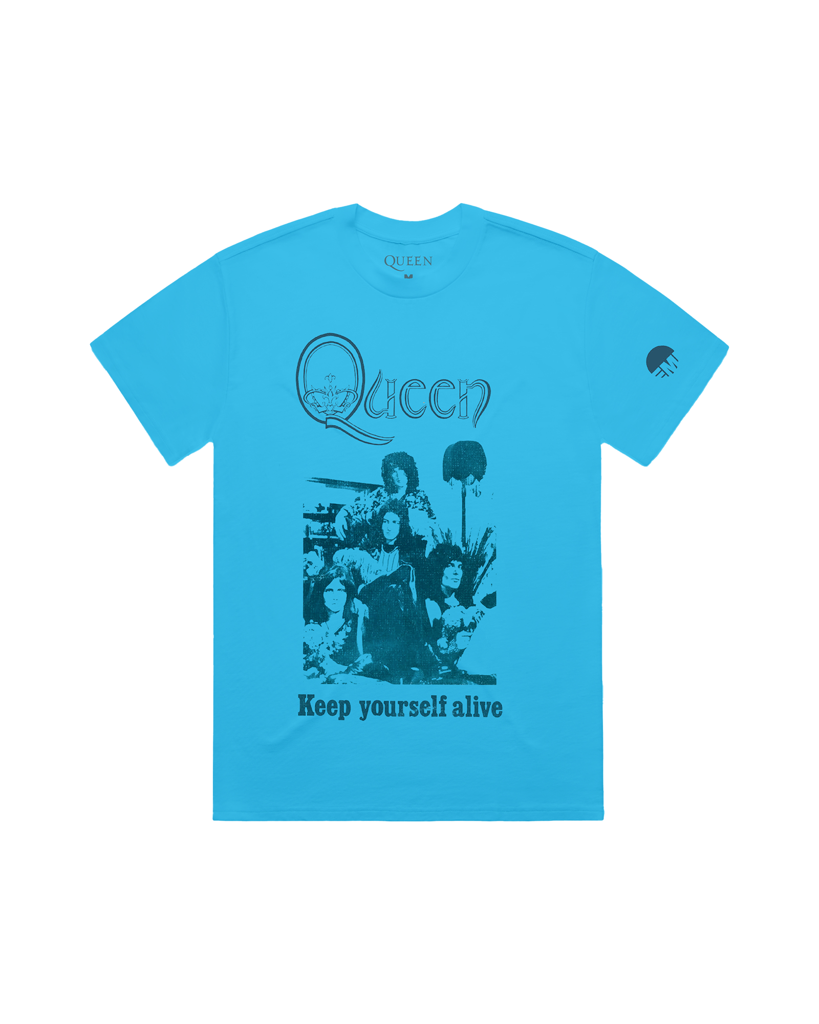 Keep Yourself Alive | Sapphire Blue T-Shirt
