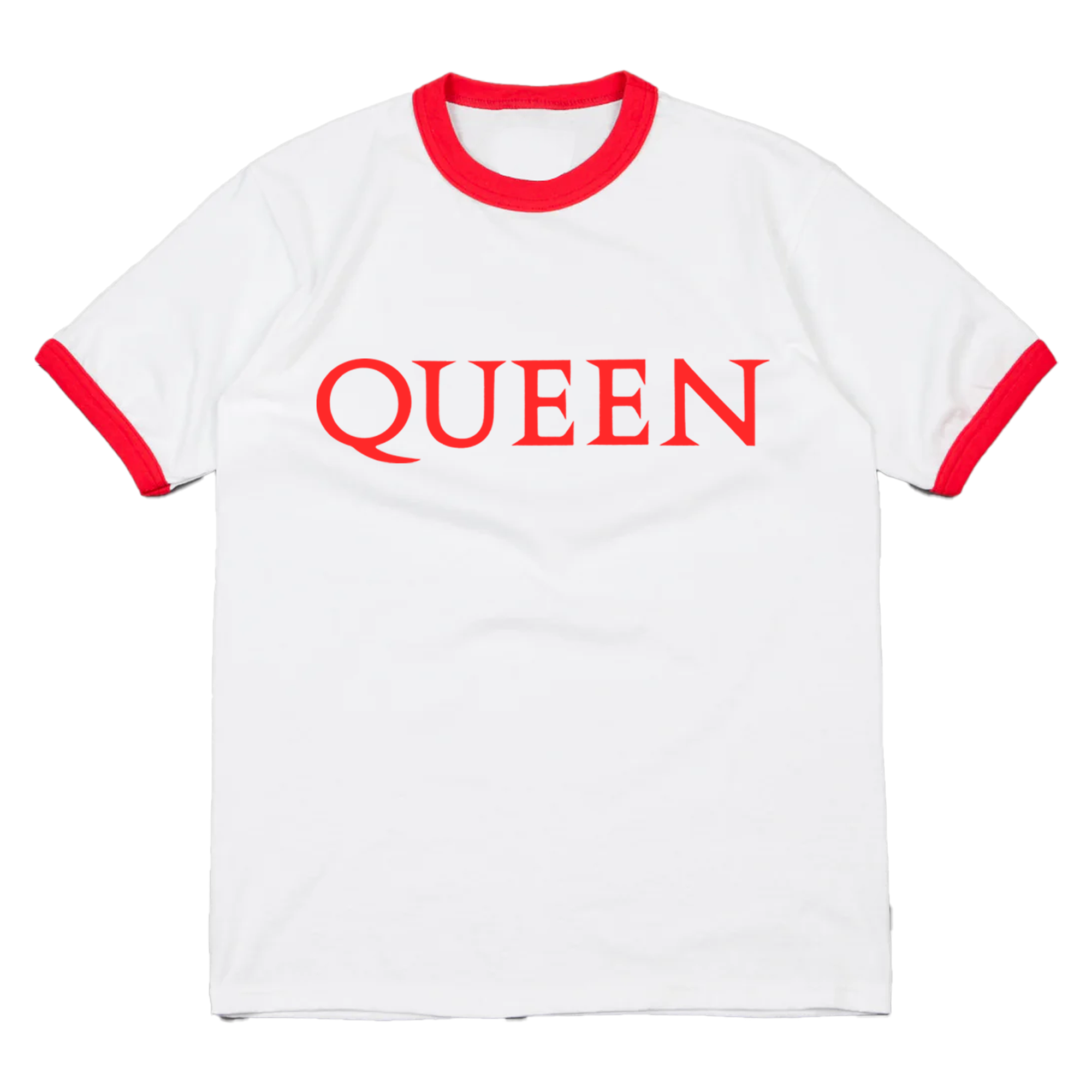 Queen at Live Aid | Red and White Ringer T-Shirt