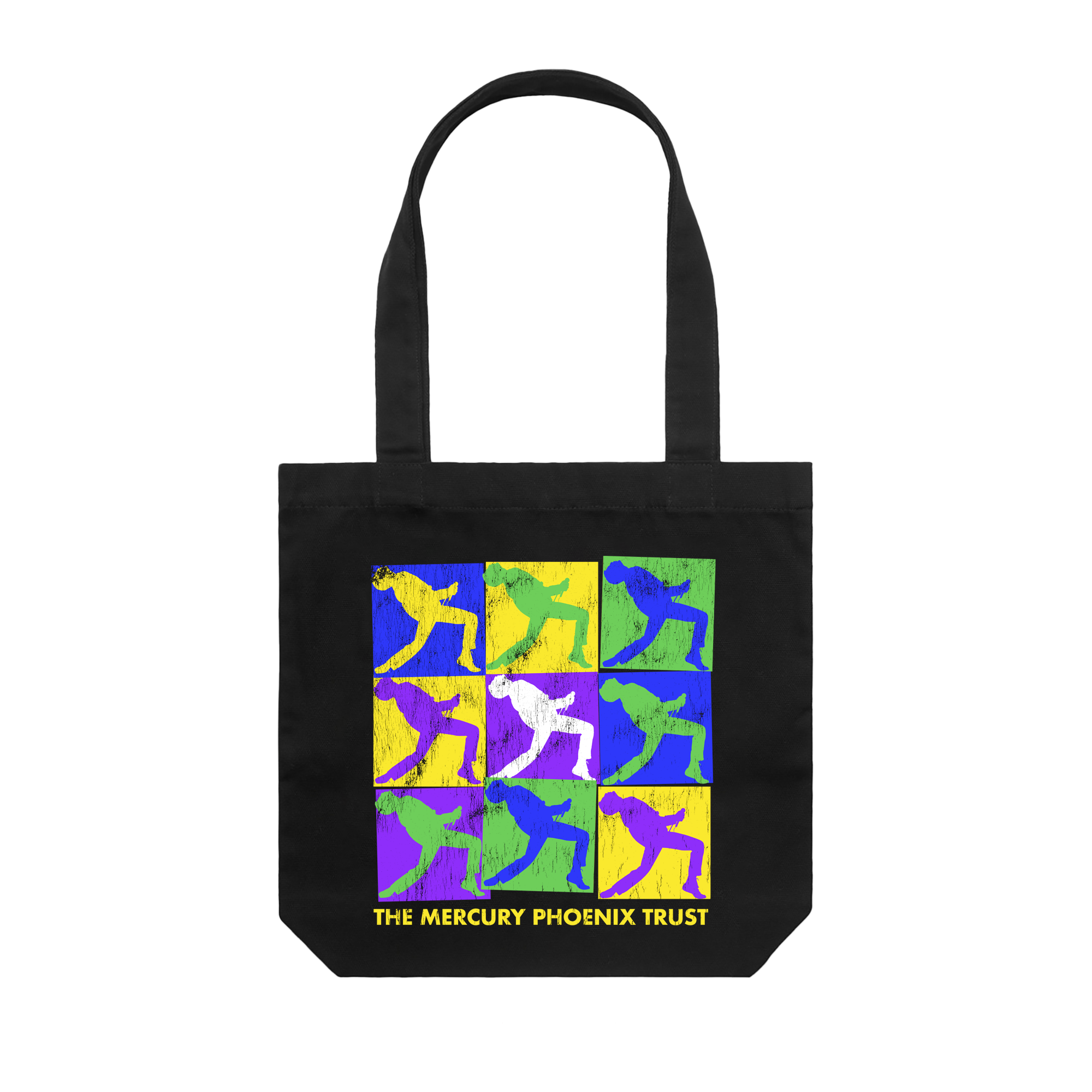 Mercury Phoenix Trust | Pop Art Black Tote Bag