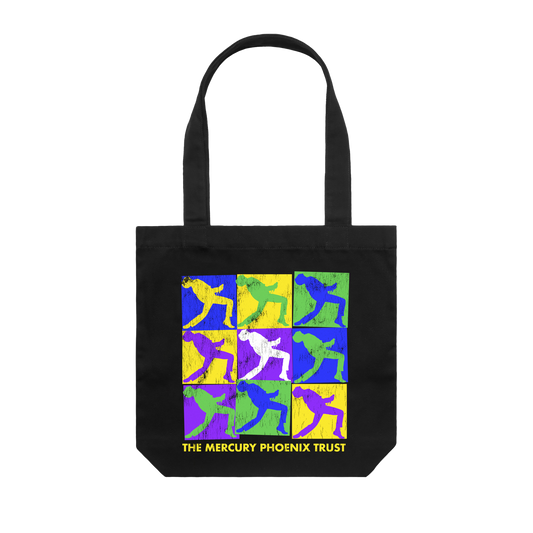 Mercury Phoenix Trust | Pop Art Black Tote Bag