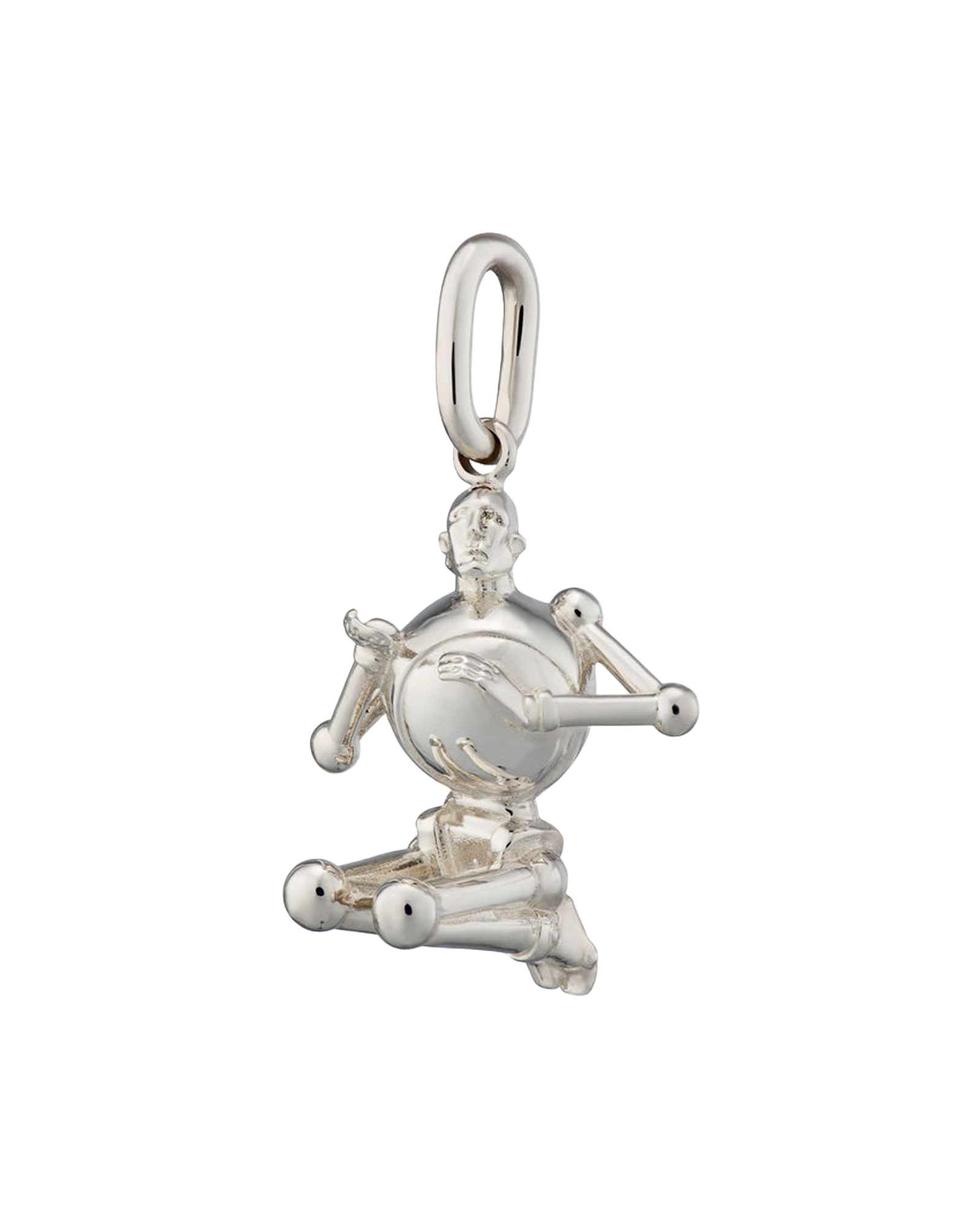 Queen 'Frank' Robot | Sterling Silver Charm