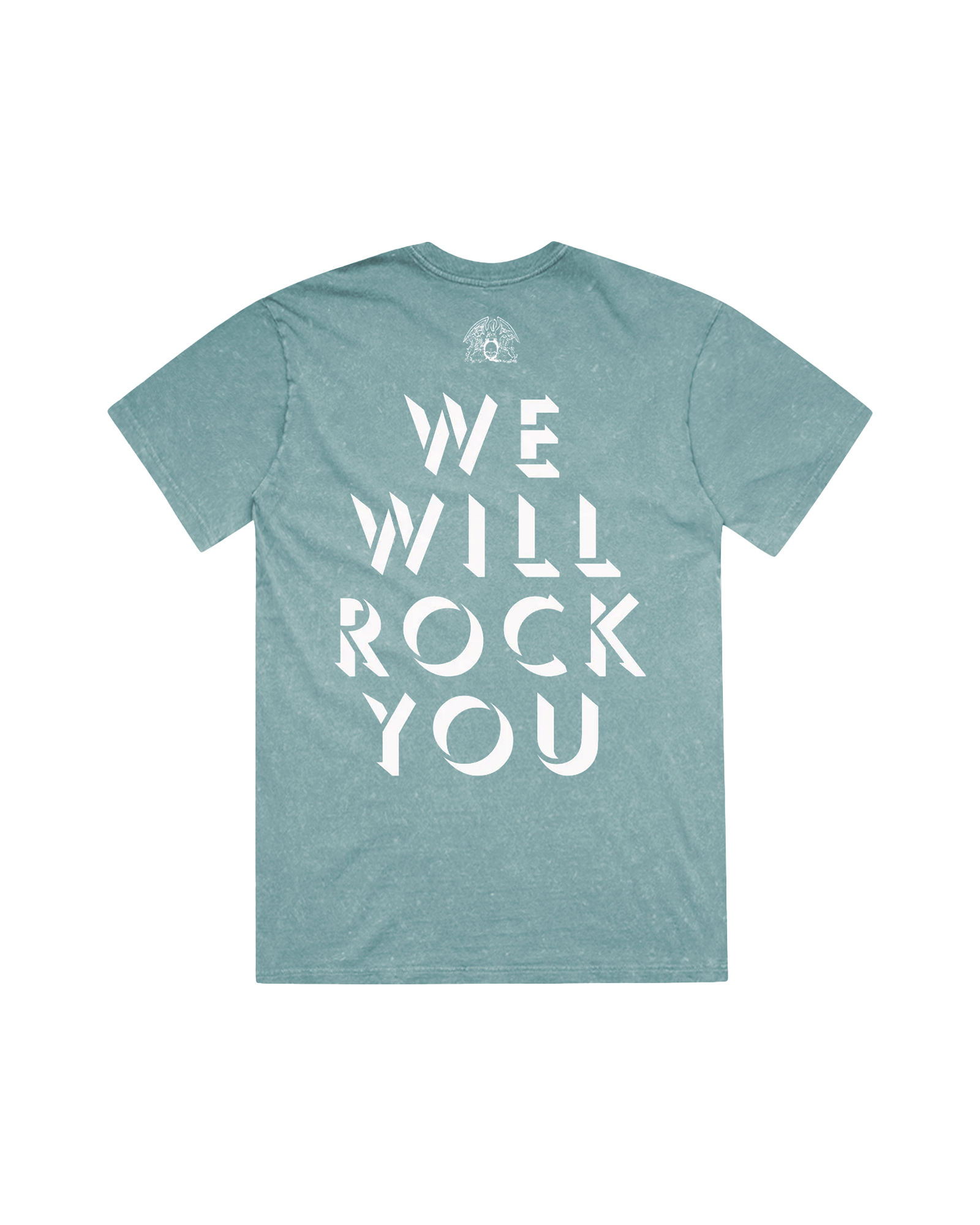 We Will Rock You | Stone Wash Green T-Shirt