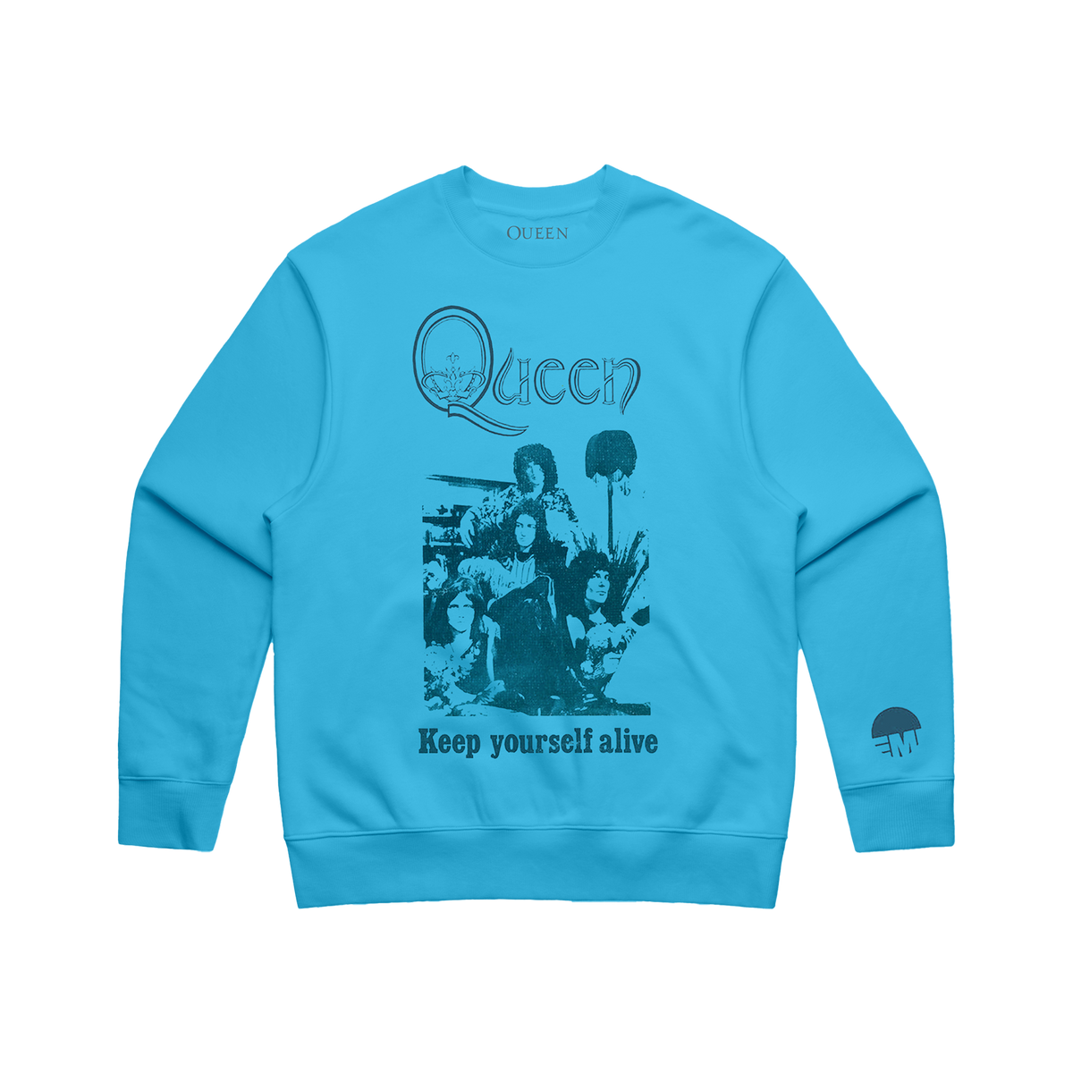 Keep Yourself Alive | Sapphire Blue Sweatshirt