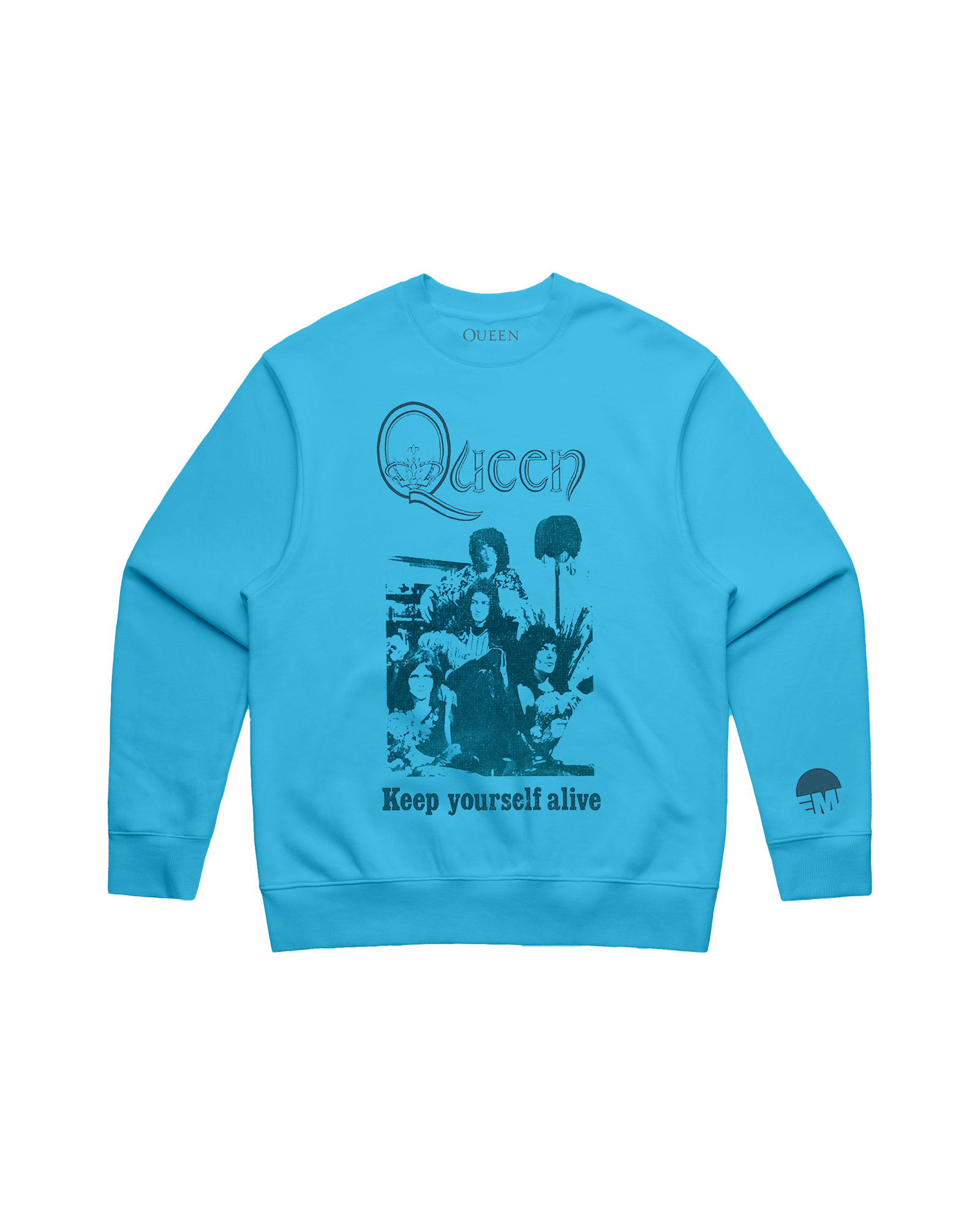 Keep Yourself Alive | Sapphire Blue Sweatshirt
