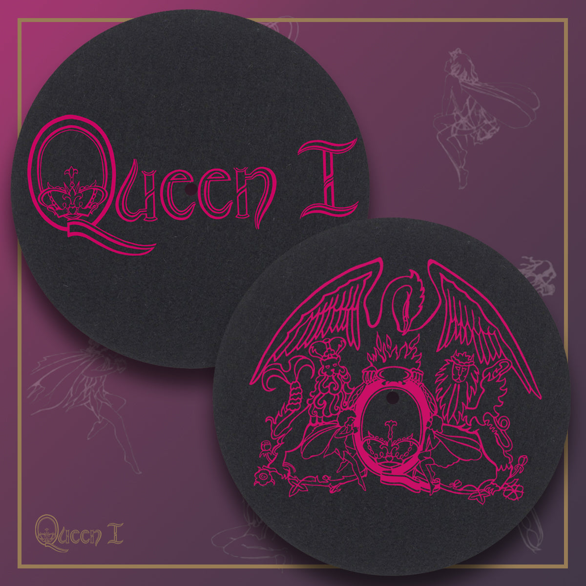 Queen 1 Picture Disc Vinyl & Slipmat set