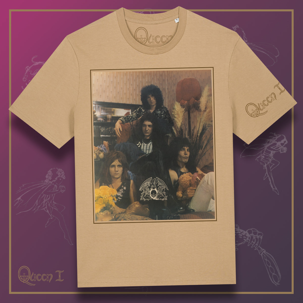 Queen - Queen 1 Original Poster Image T-Shirt