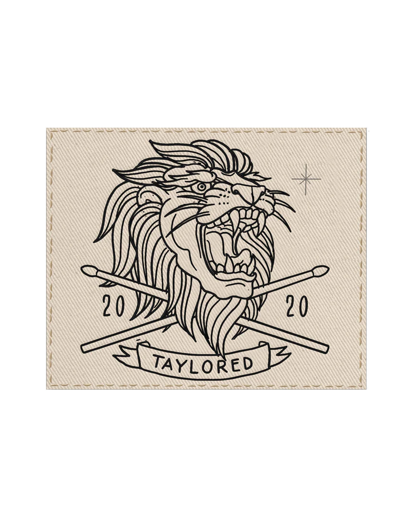 2020 Embroidered Lion Patch | Sweatshirt