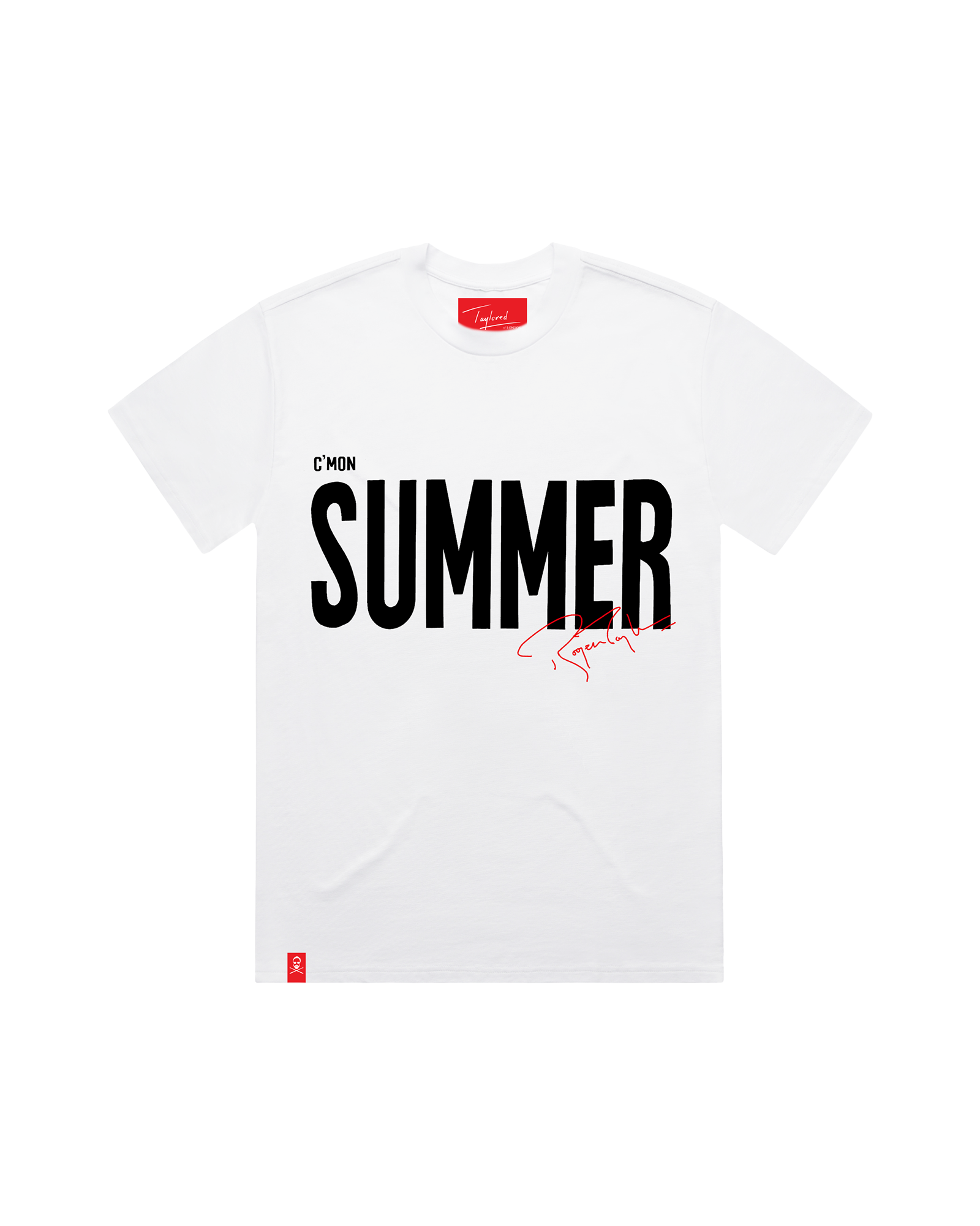 Taylored C’mon Summer White T-Shirt
