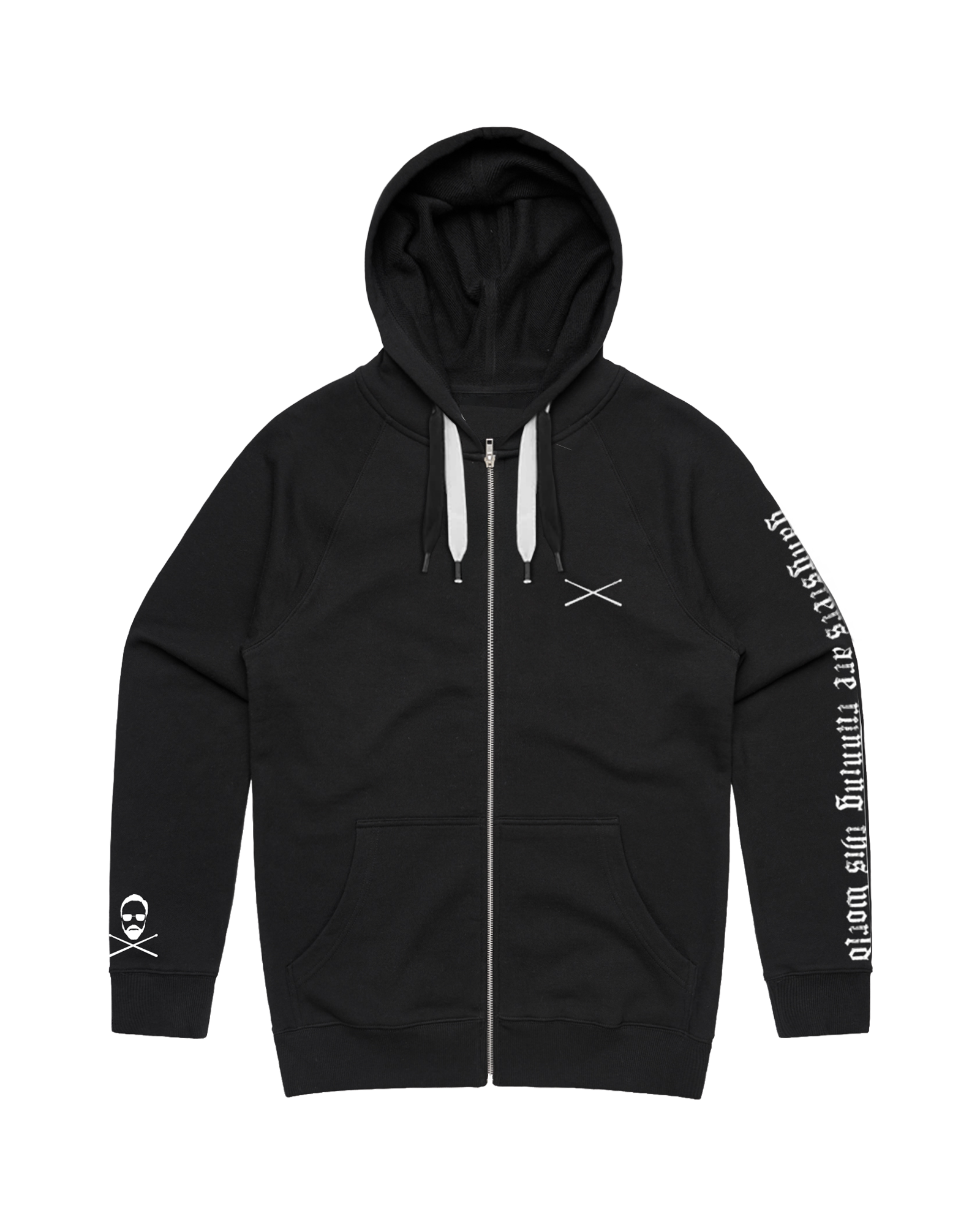 Gangsters Are Running This World | Black Hoodie