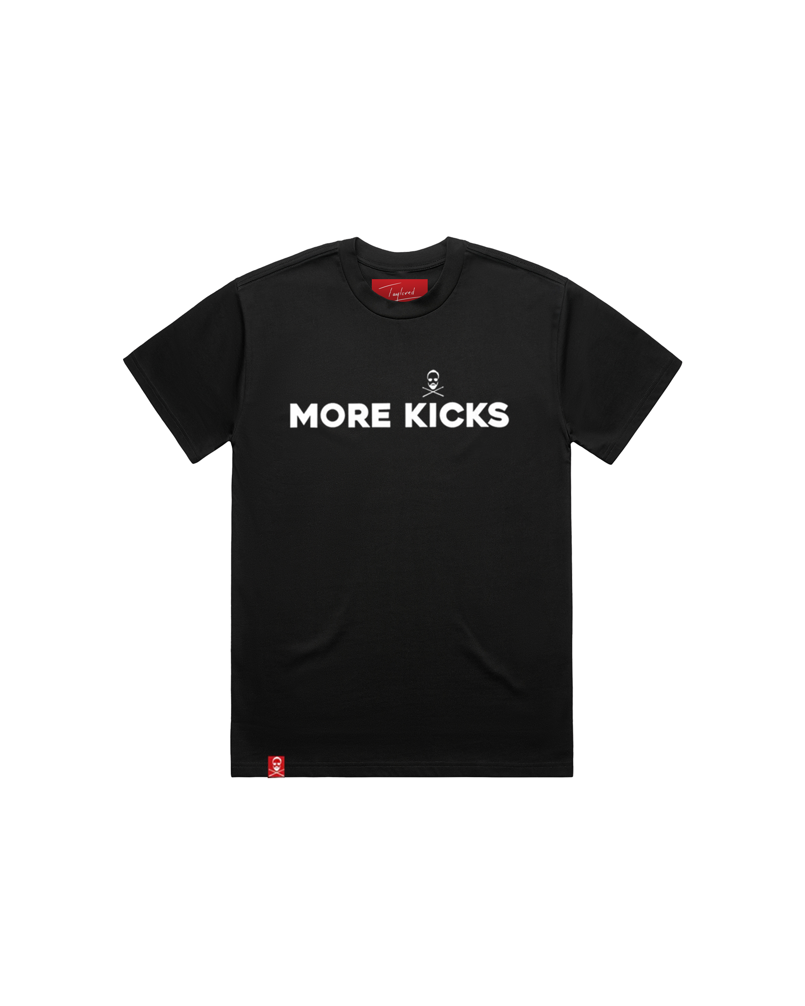 More Kicks | Black T-Shirt.