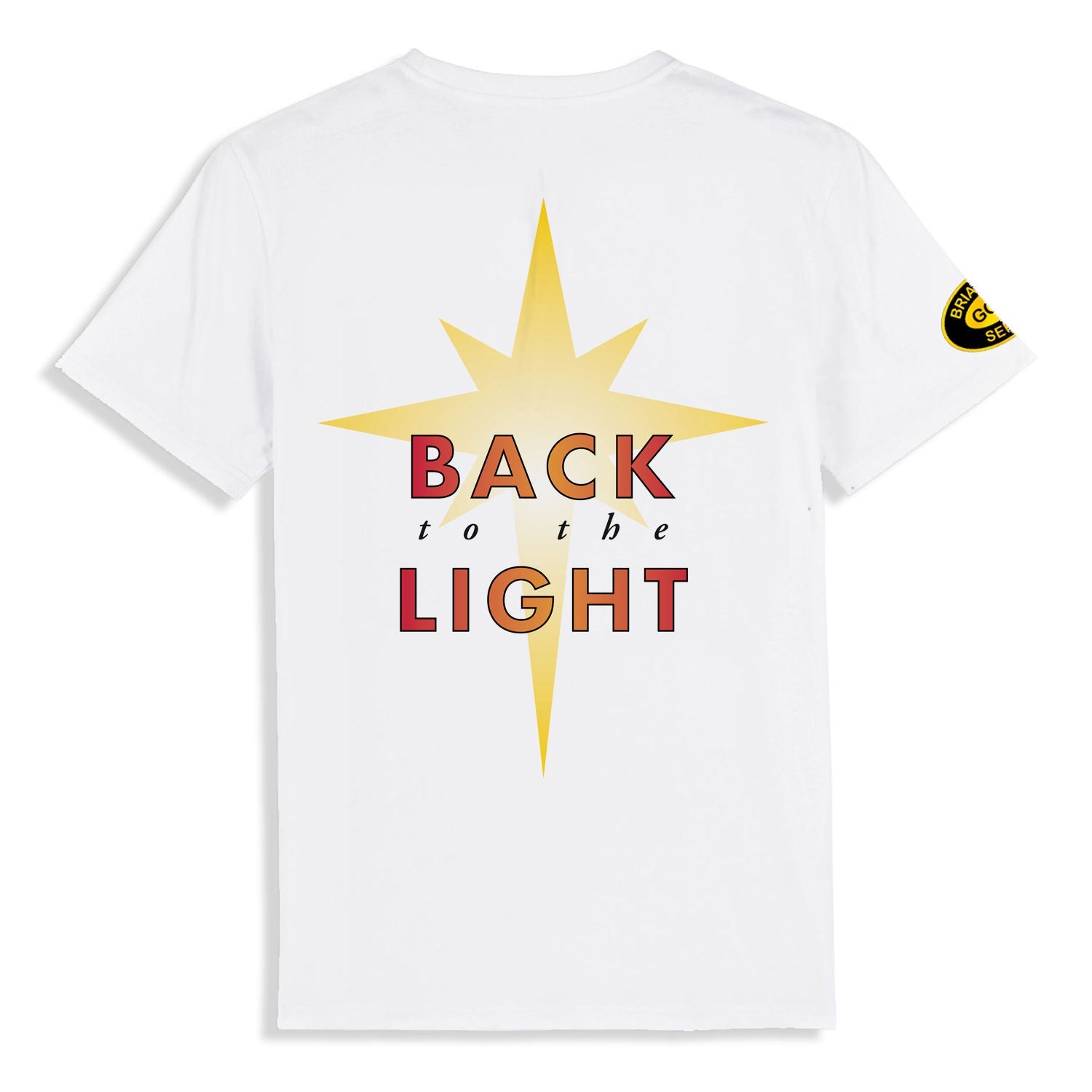 Brian May - Back To The Light Front / Back Print White