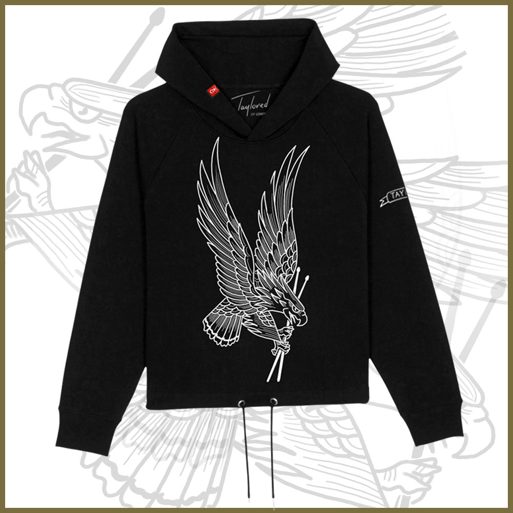 Roger Taylor - 'Taylored' Freedom Eagle Cropped Black