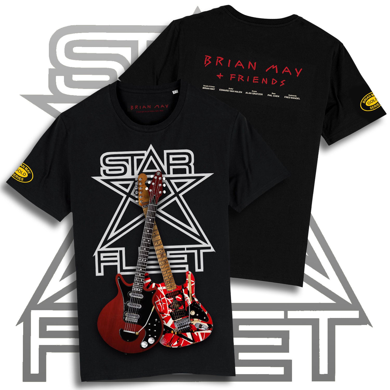 Brian May - Star Fleet Brian May Guitar T-Shirt..