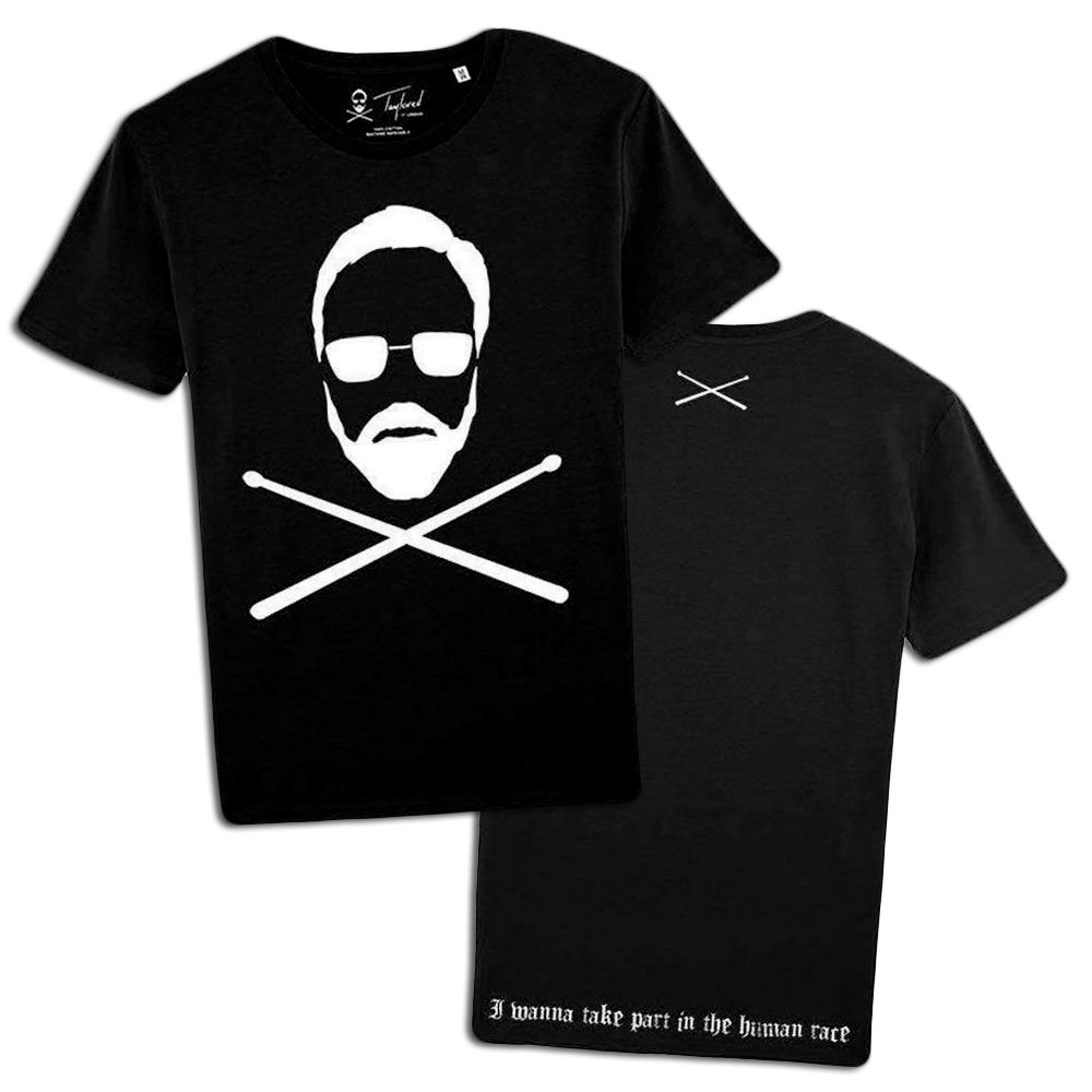 Roger Taylor - 'Taylored' Full Front Print Black