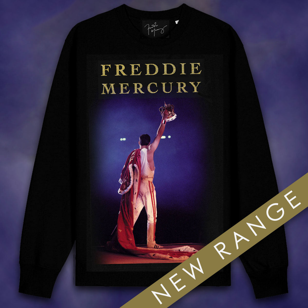 Freddie Mercury - Freddie Wembley Raised Crown Sweatshirt