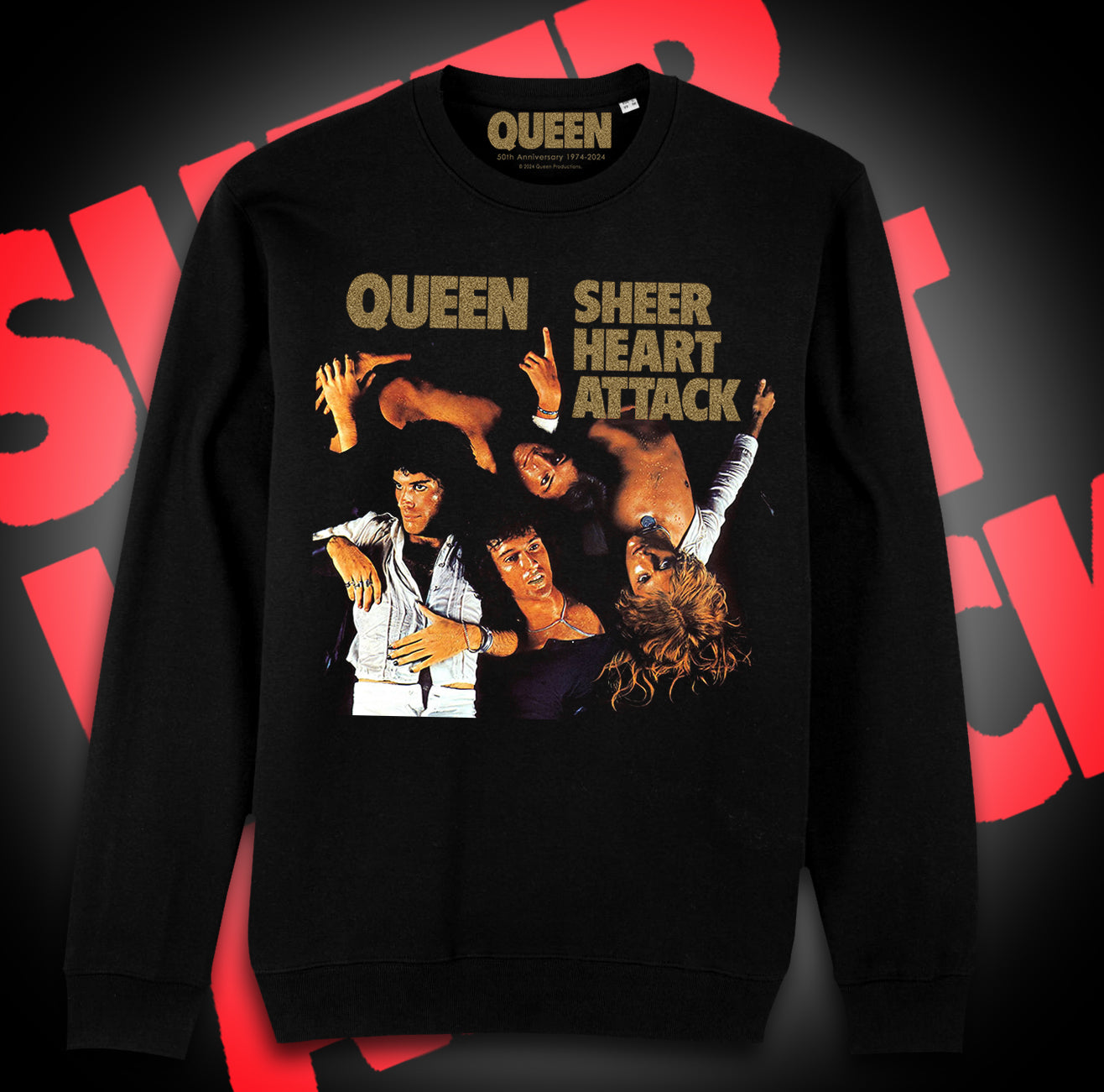 Queen - Sheer Heart Attack 50th Anniversary Sweatshirt