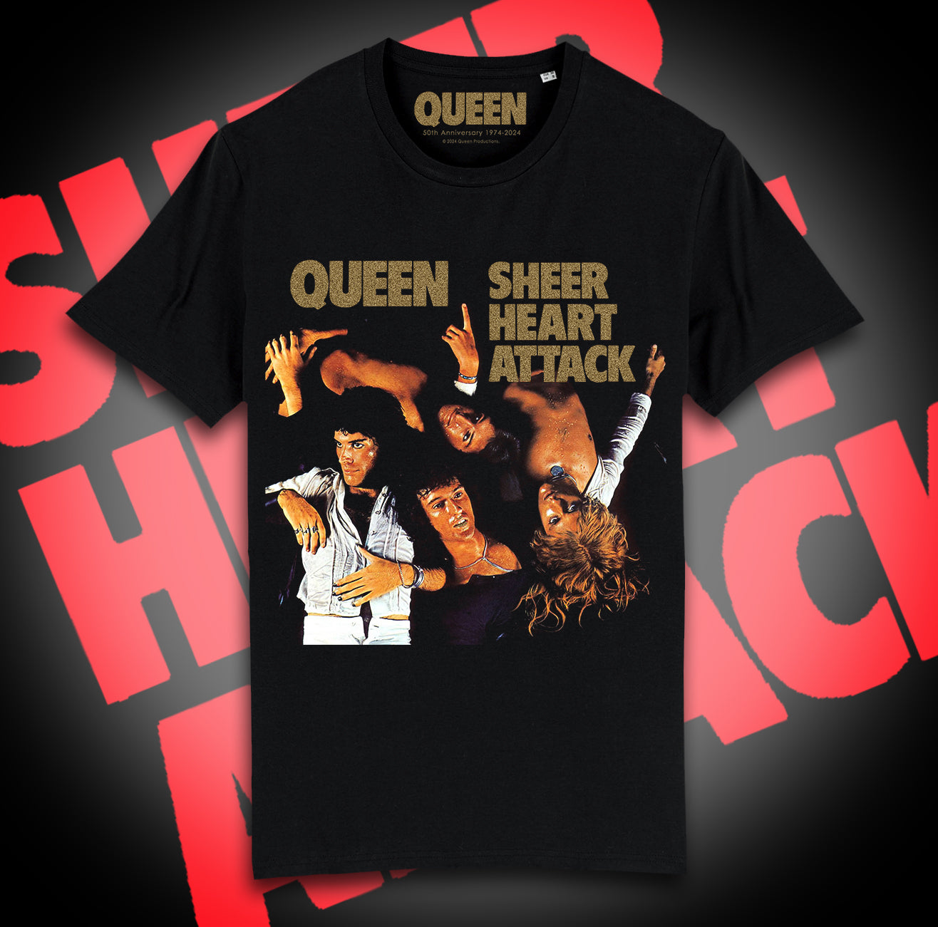 Queen - Sheer Heart Attack 50th Anniversary T-Shirt